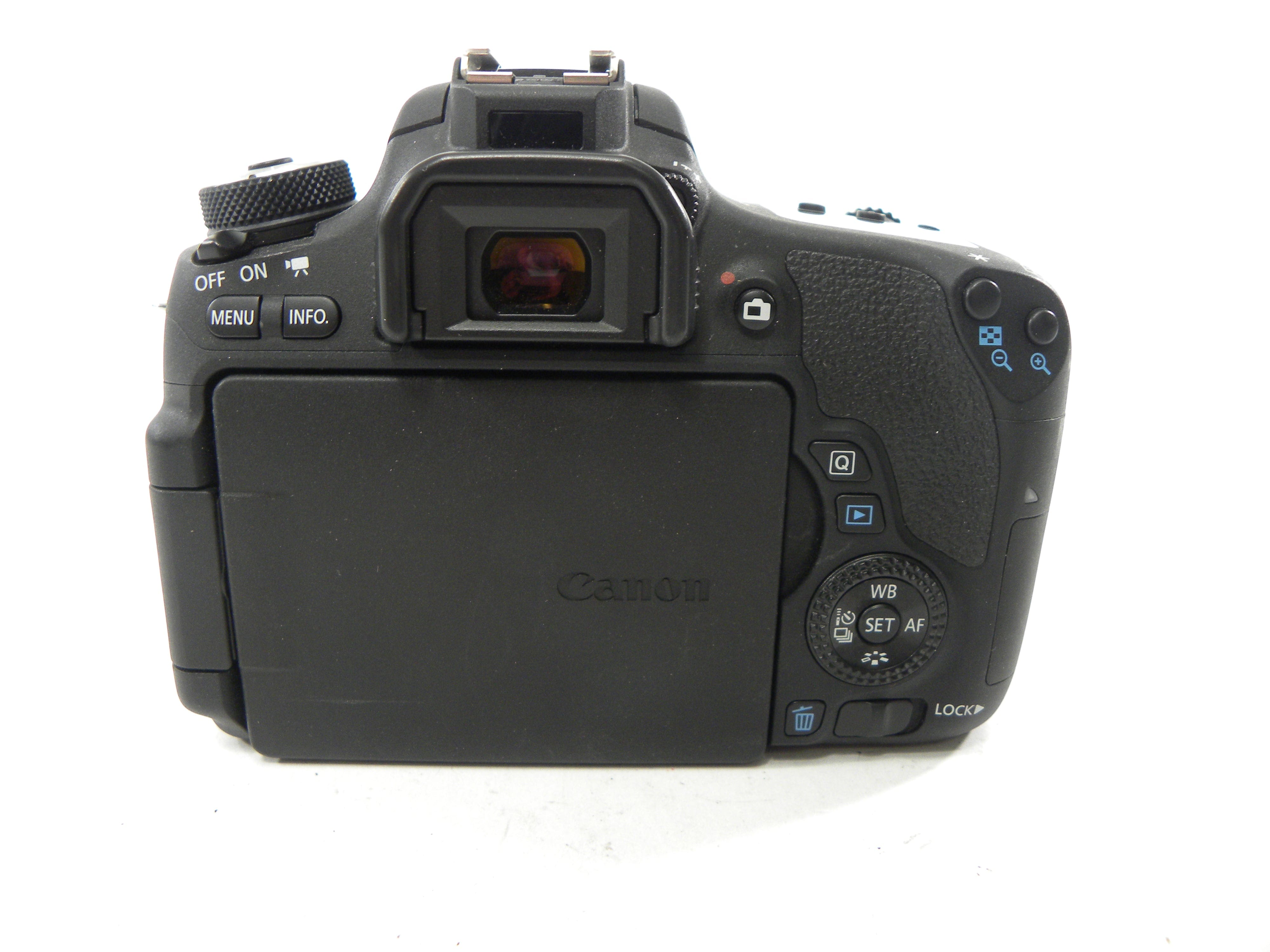 Canon EOS Rebel T6s 24.2mp Digital SLR body Only Shutter Ct. 31,507