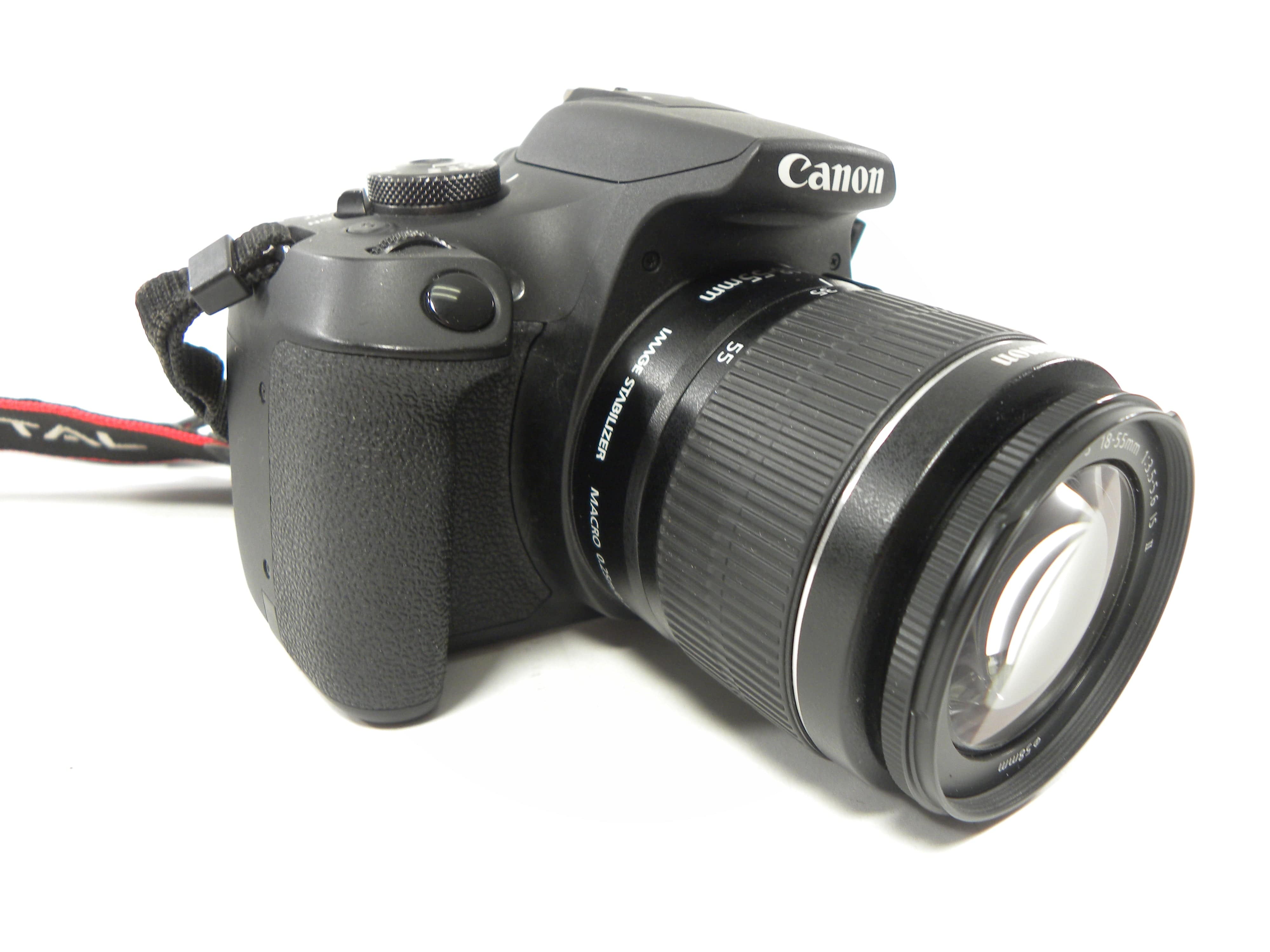 Canon EOS Rebel T7 24.1mp Digital SLR w/EF-S 18-55 IS II Shutter Ct. 5,776