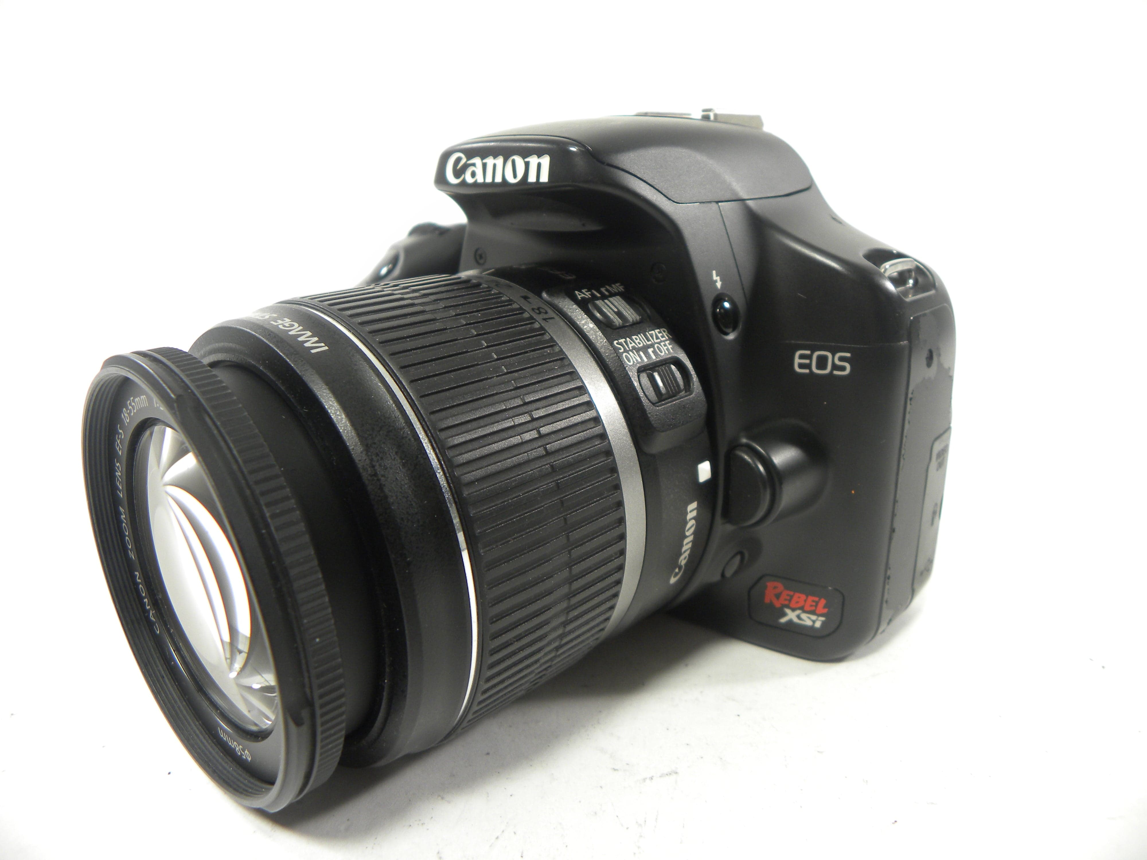 Canon EOS Rebel XSi 12.2mp Digital SLR w/EF-S 18-55 IS Shutter Ct. 24,635