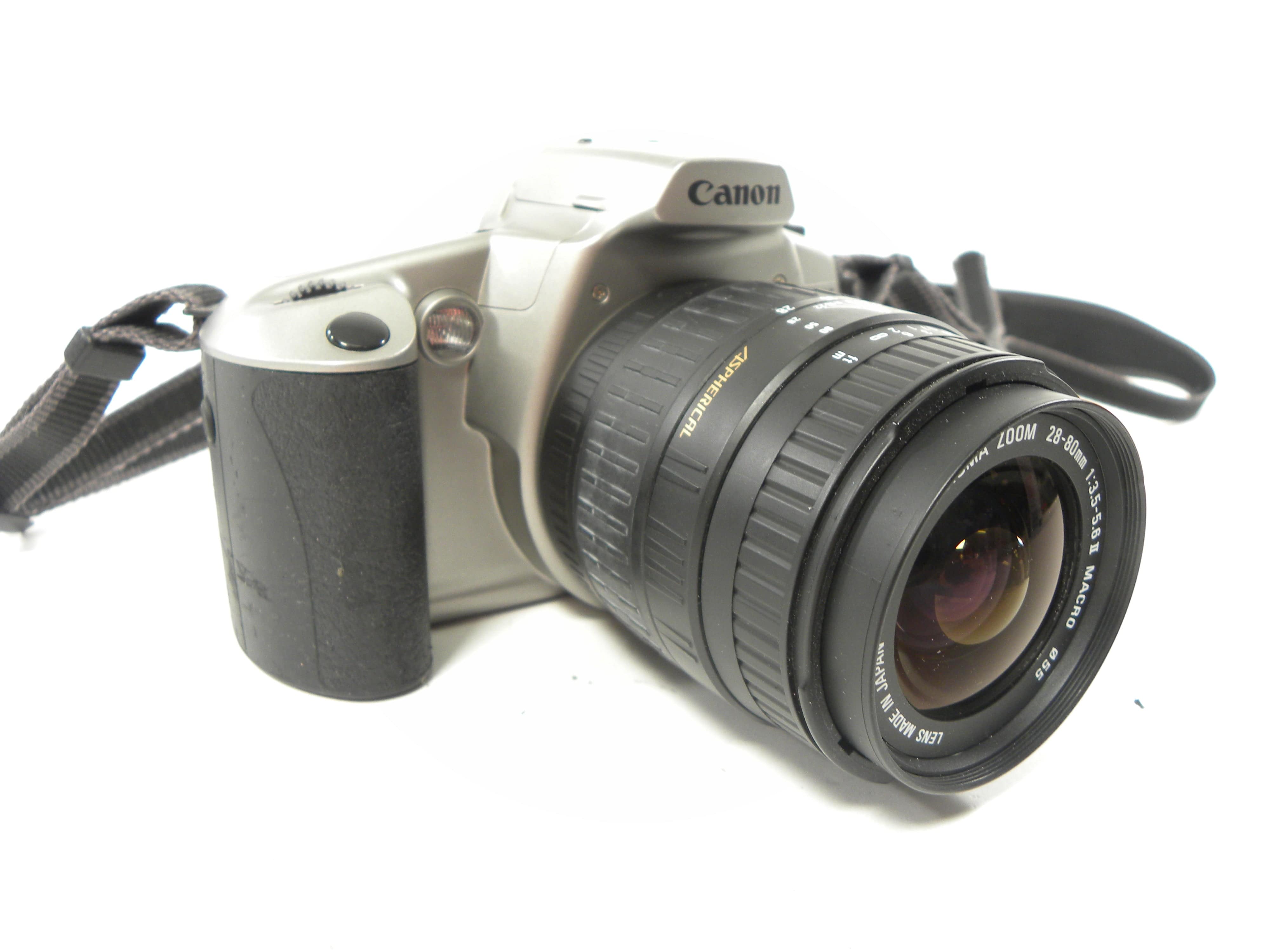 Canon EOS Rebel XSN Date 35mm SLR w/Sigma Zoom 28-80mm f3.5-5.6 II