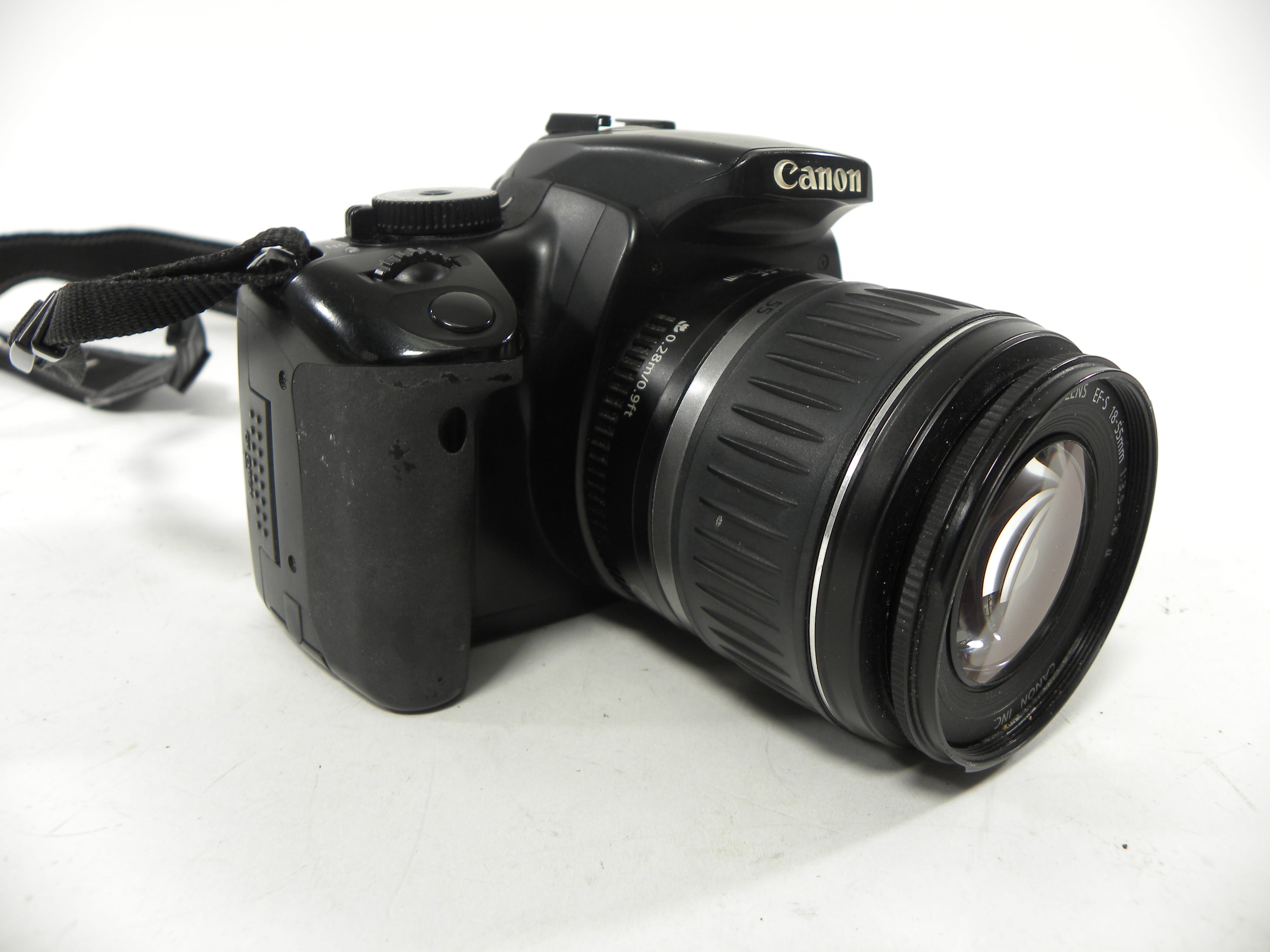 Canon EOS Rebel XTi 10.1mp digital SLR w/EF-S 18-55mm f3.5-5.6 II