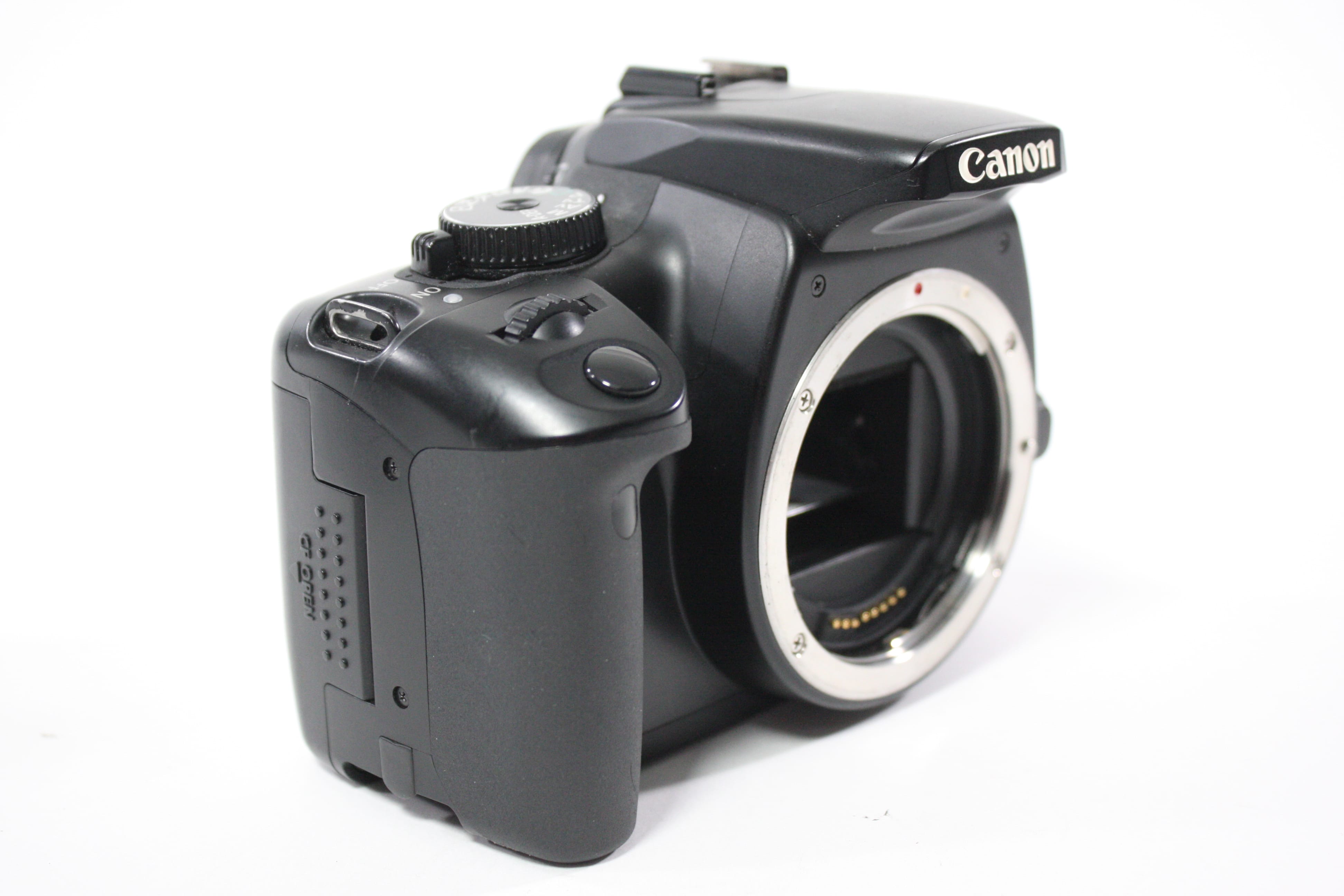 Canon EOS Rebel XTi DSLR Camera with Canon 18-55mm 3.5-5.6 II EF-S Lens with Battery Grip
