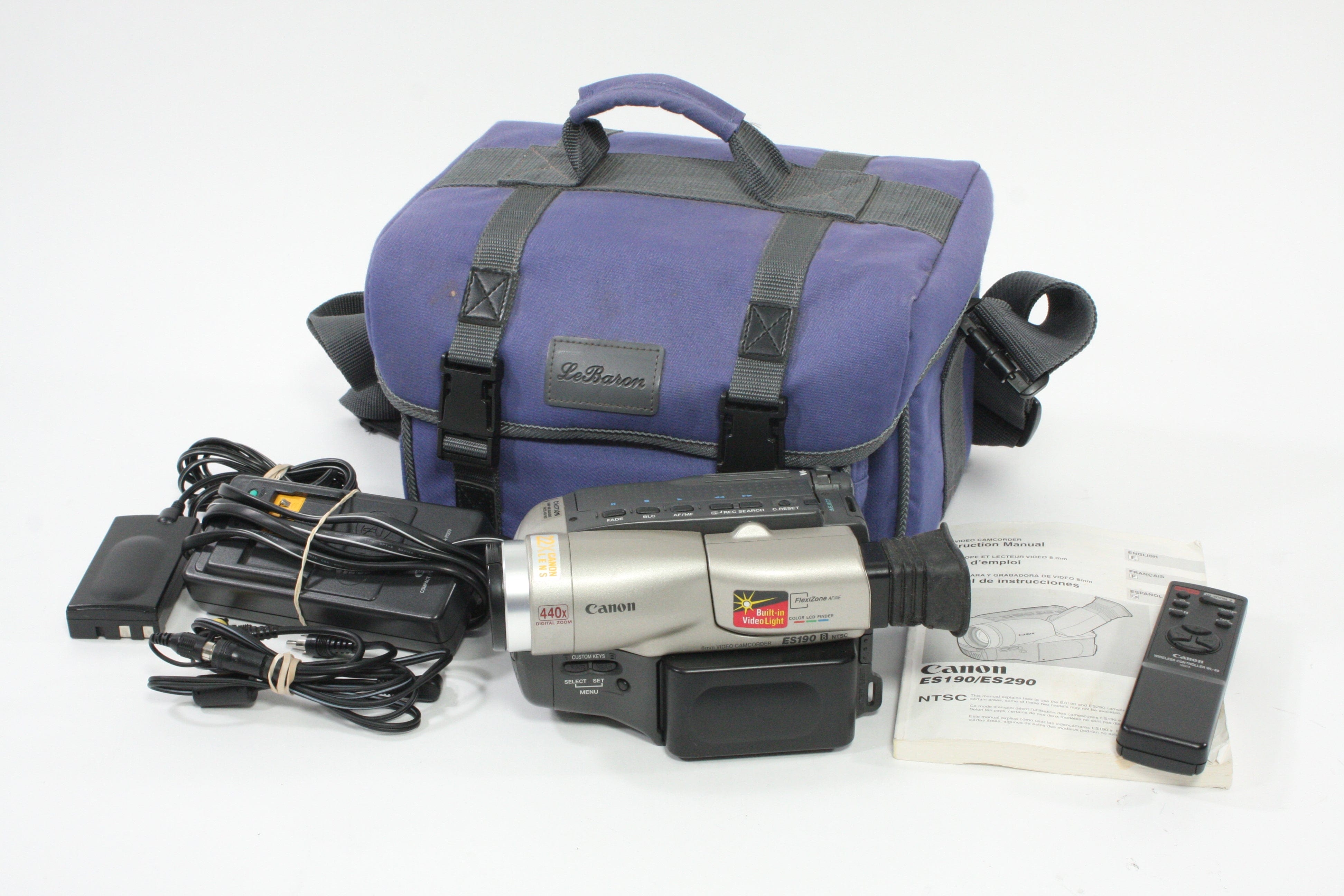 Canon ES190 Video 8 Camcorder