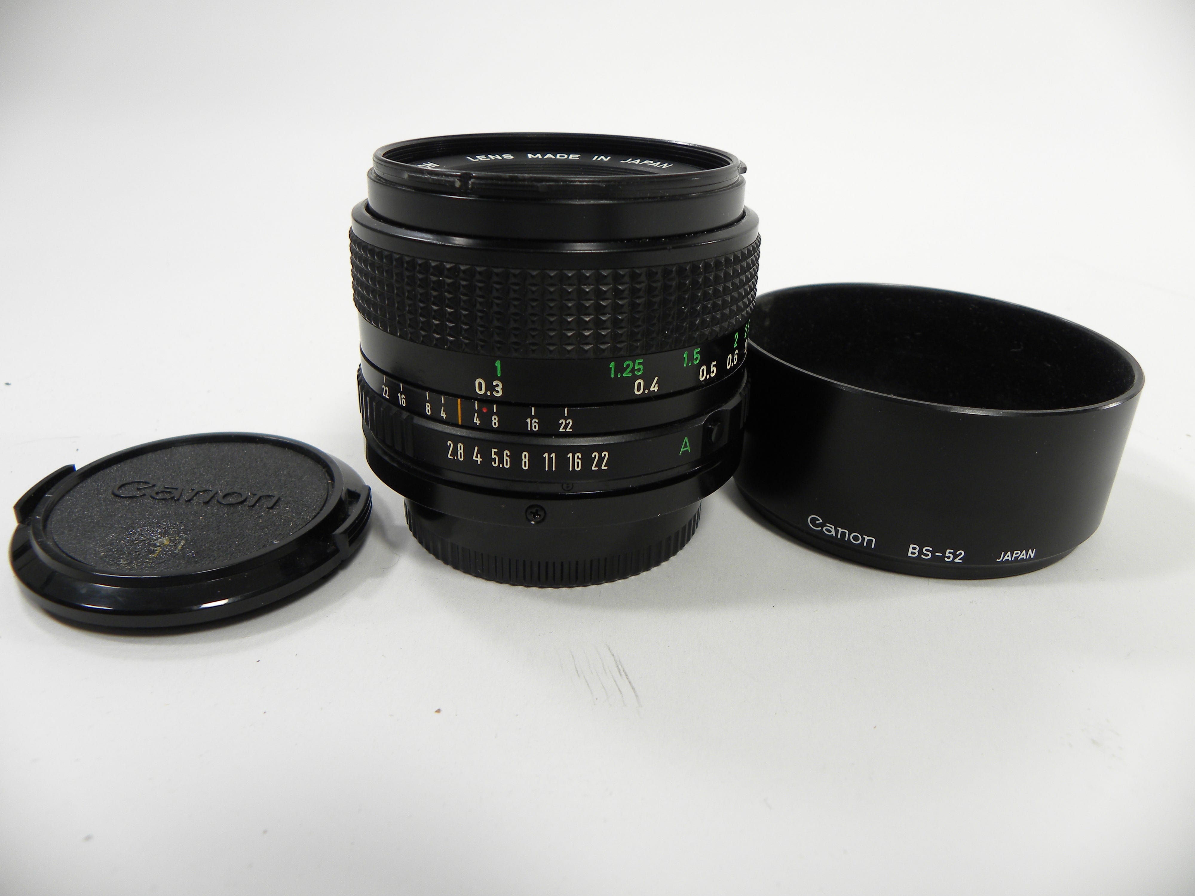 Canon FD 28mm f2.8 lens