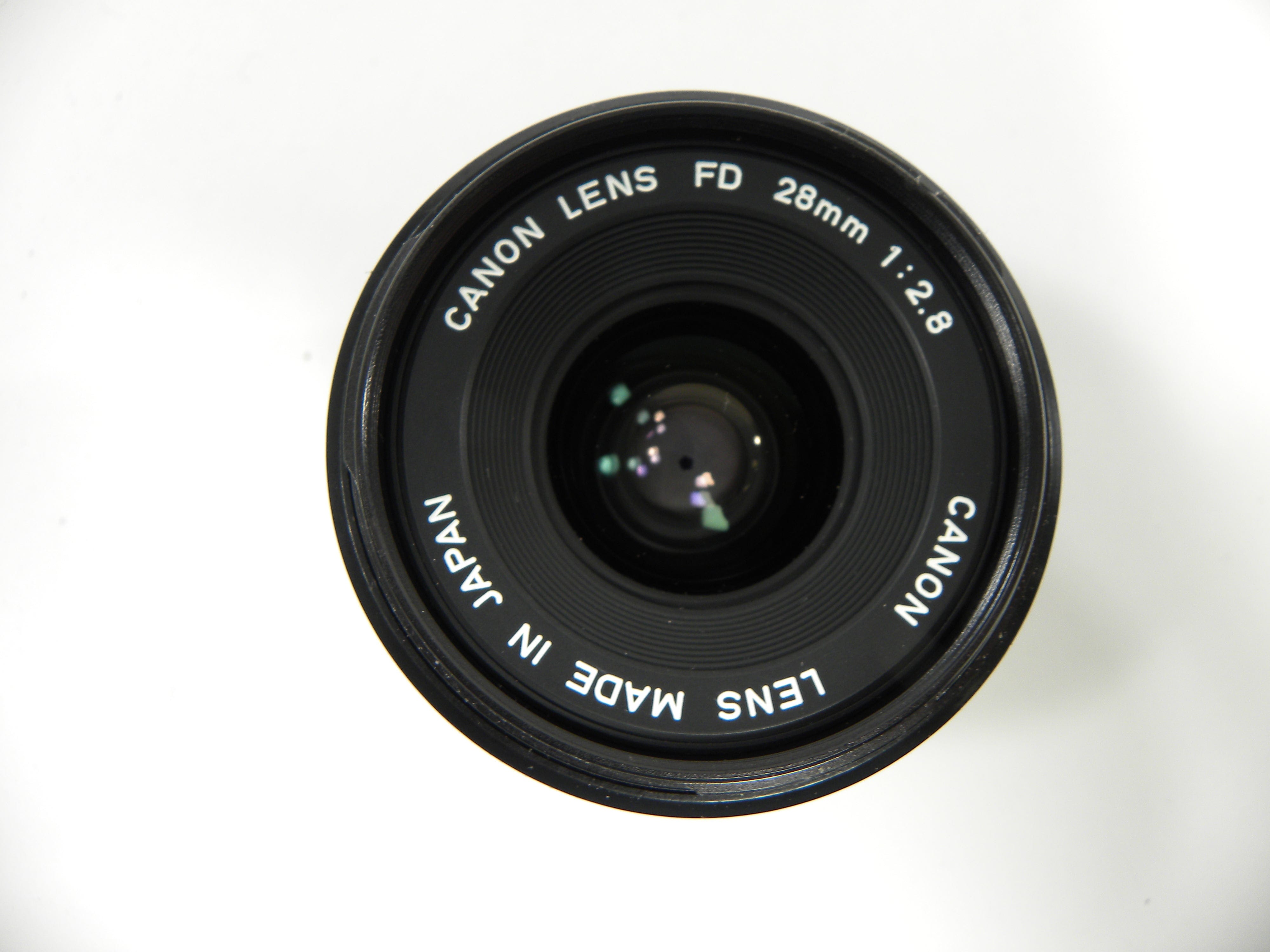 Canon FD 28mm f2.8 lens