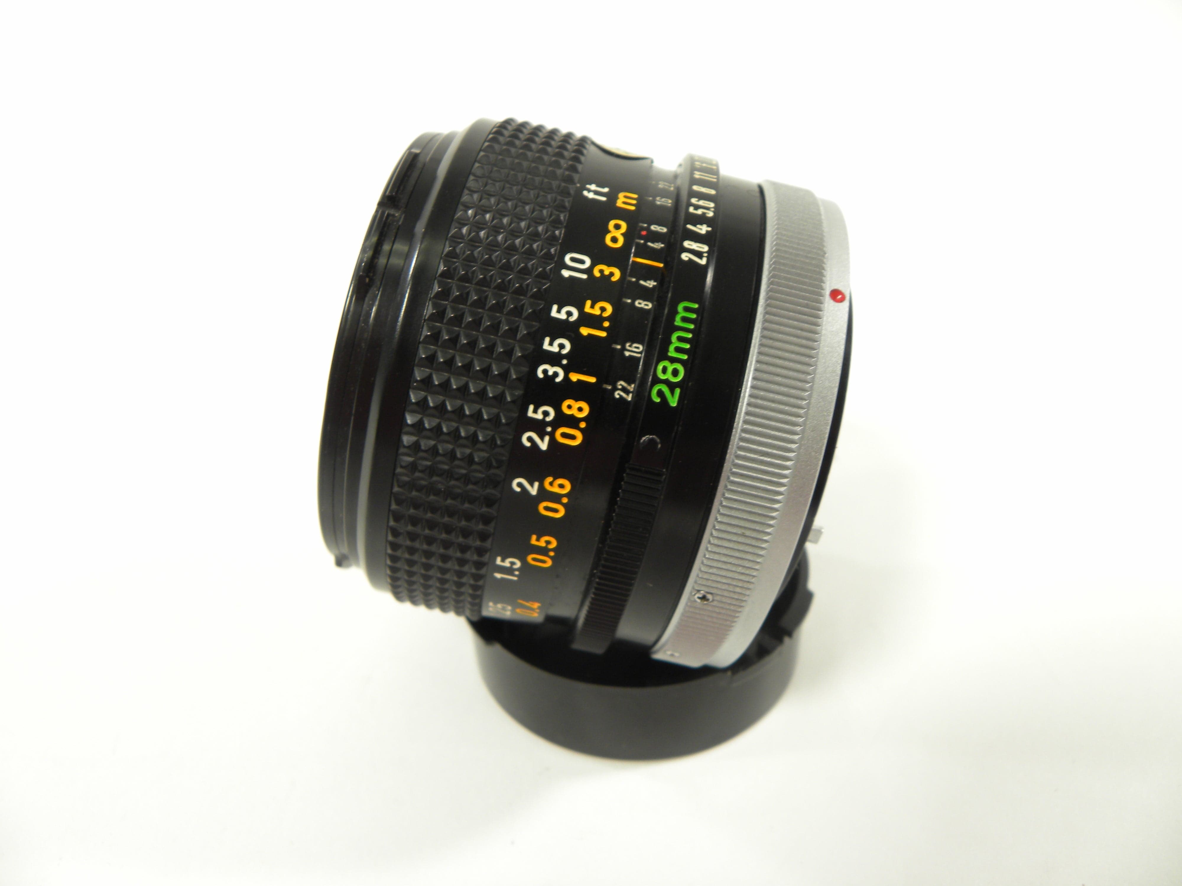 Canon FD 28mm f2.8 S.C. lens