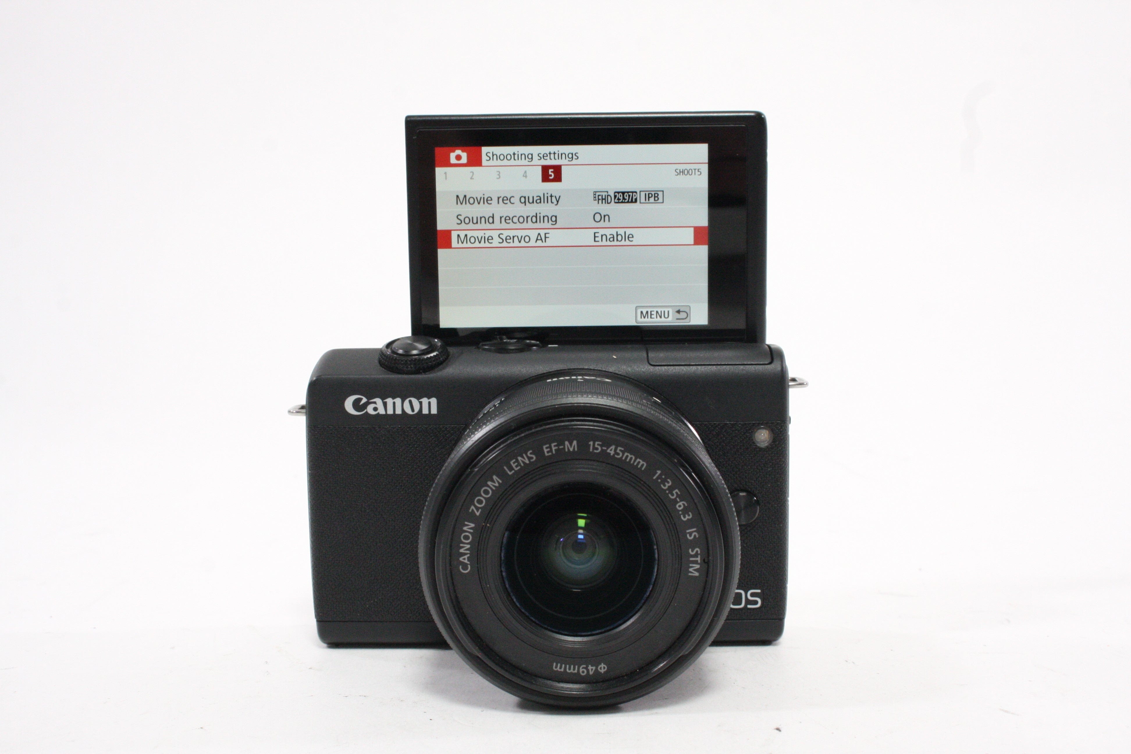 Canon M200 Mirrorless Camera with 15-45mm f/3.5-6.3 IS STM Lens