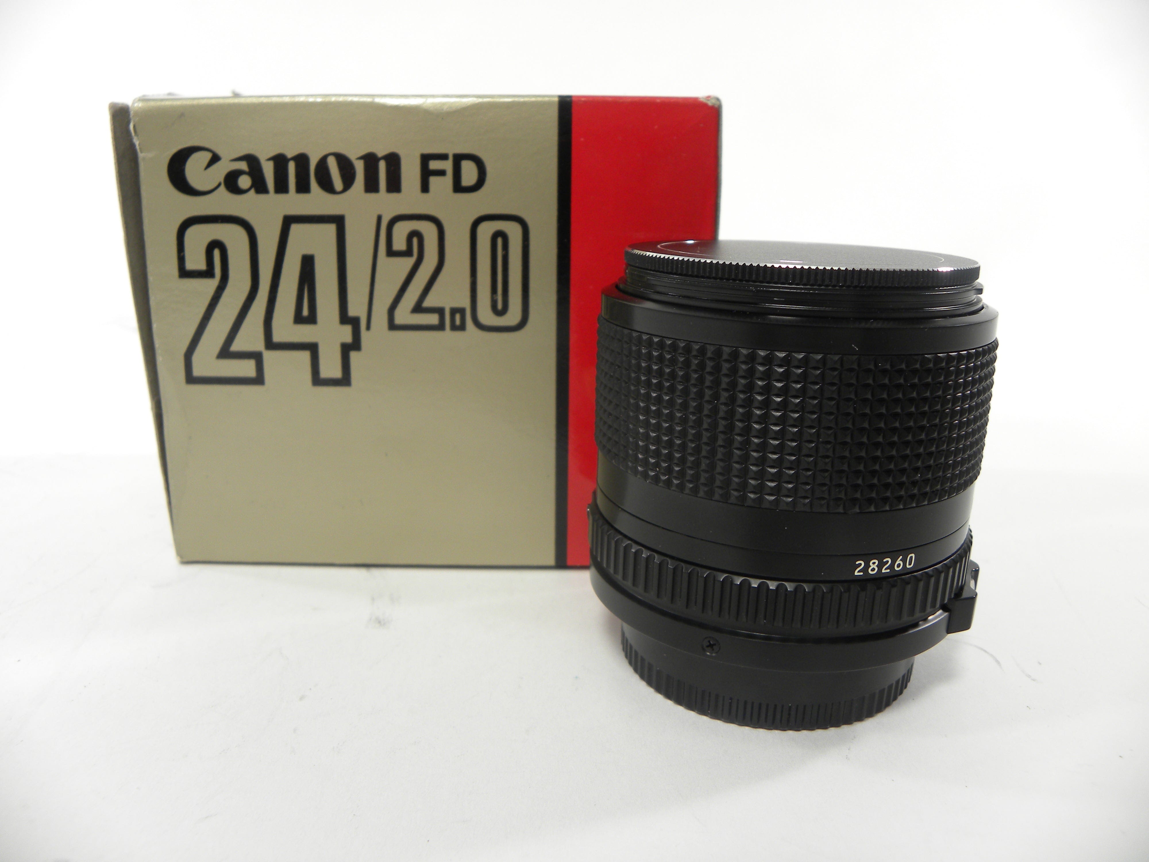 Canon NFD 24mm f2 lens