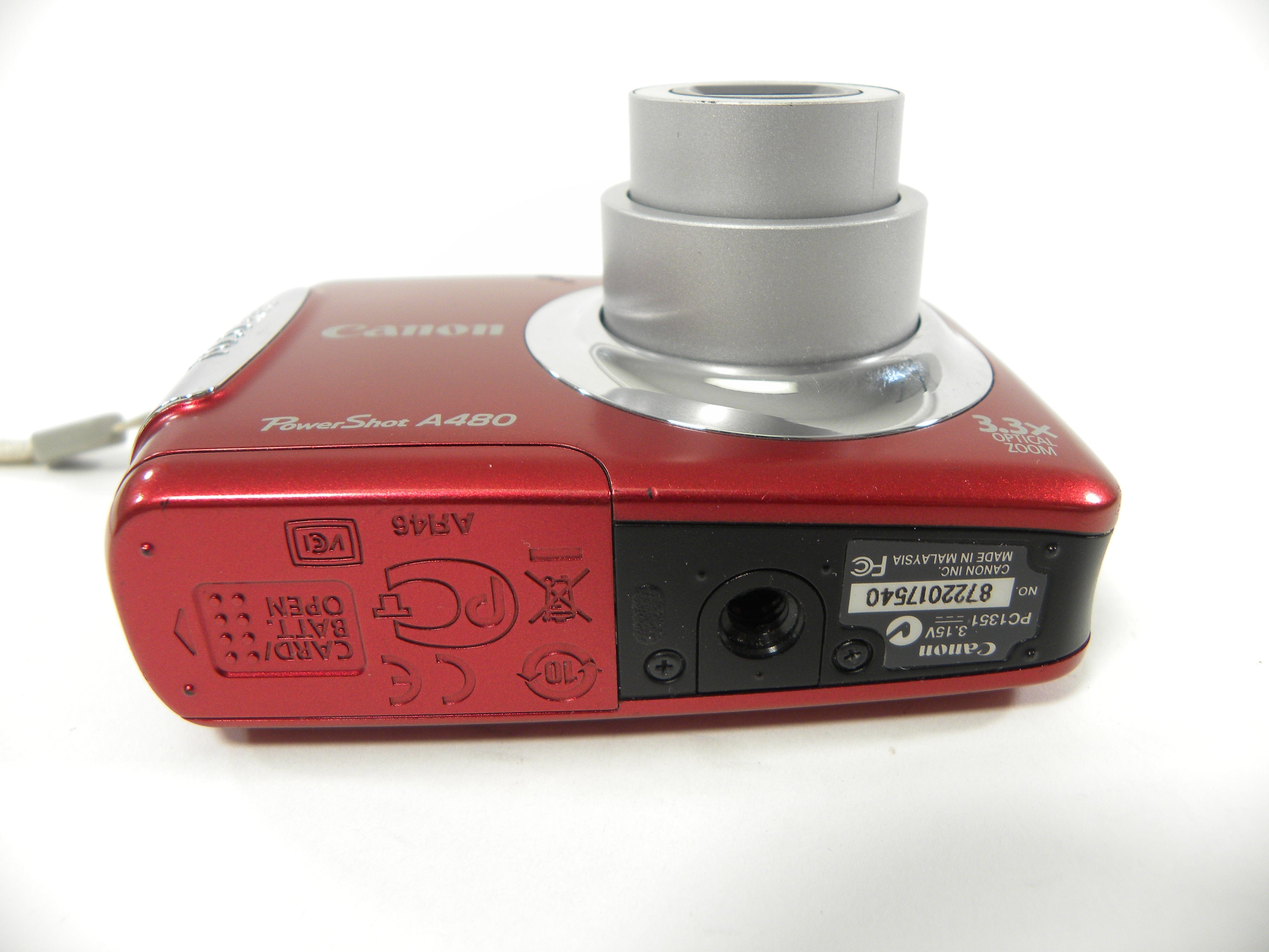 Canon Power Shot A480 10mp Digital Camera