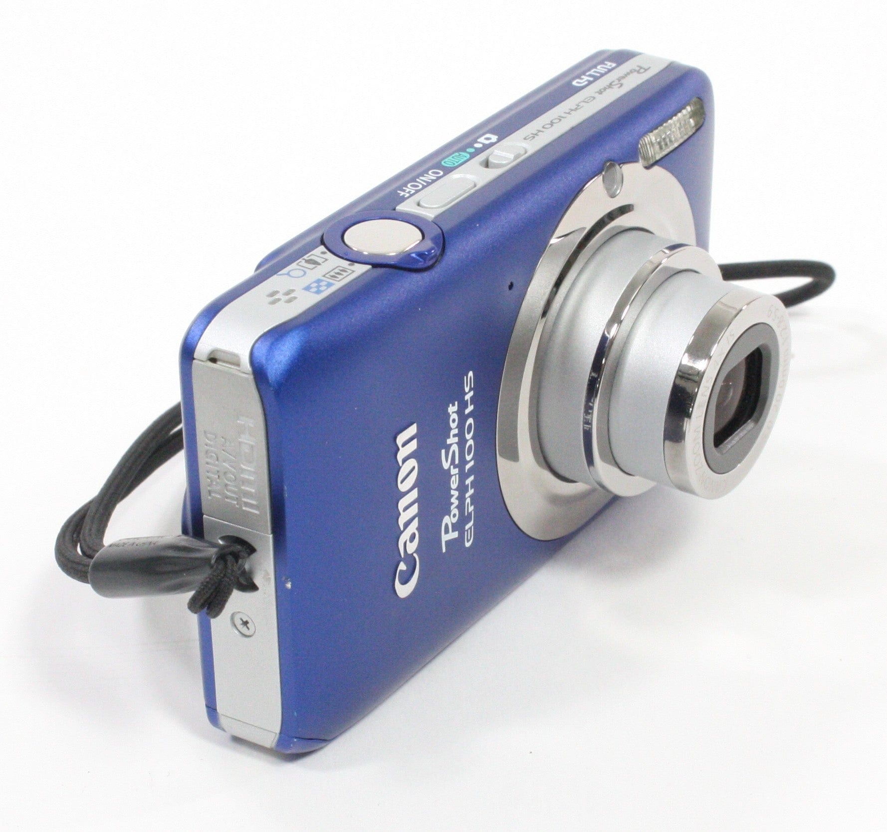 Canon Power-shot ELPH 100 HS 4x Zoom 12.1mp (Blue)