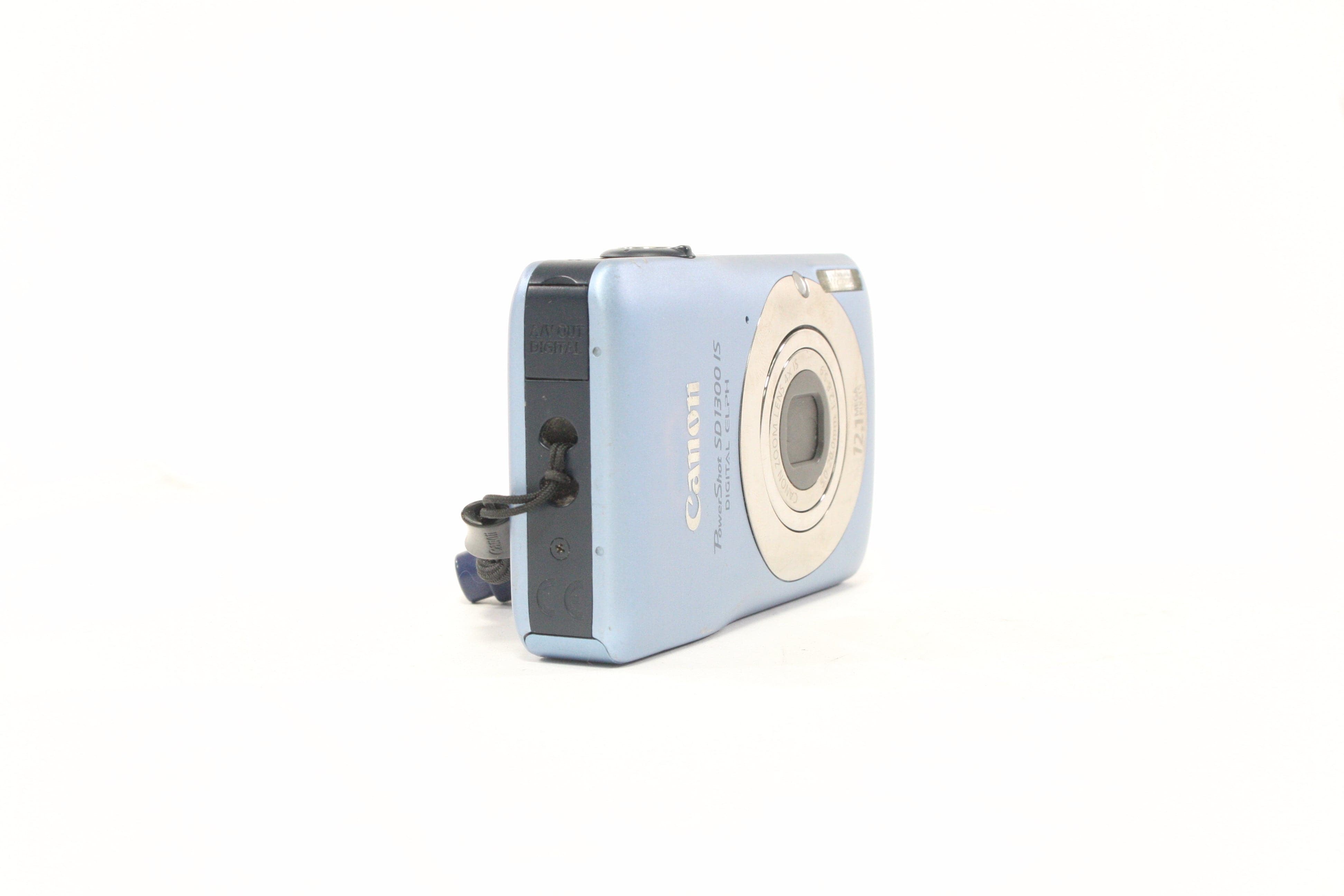 Canon PowerShot Elph SDI300 IS Digital Point-and-Shoot Camera 4x Zoom 12.1mp (Blue)