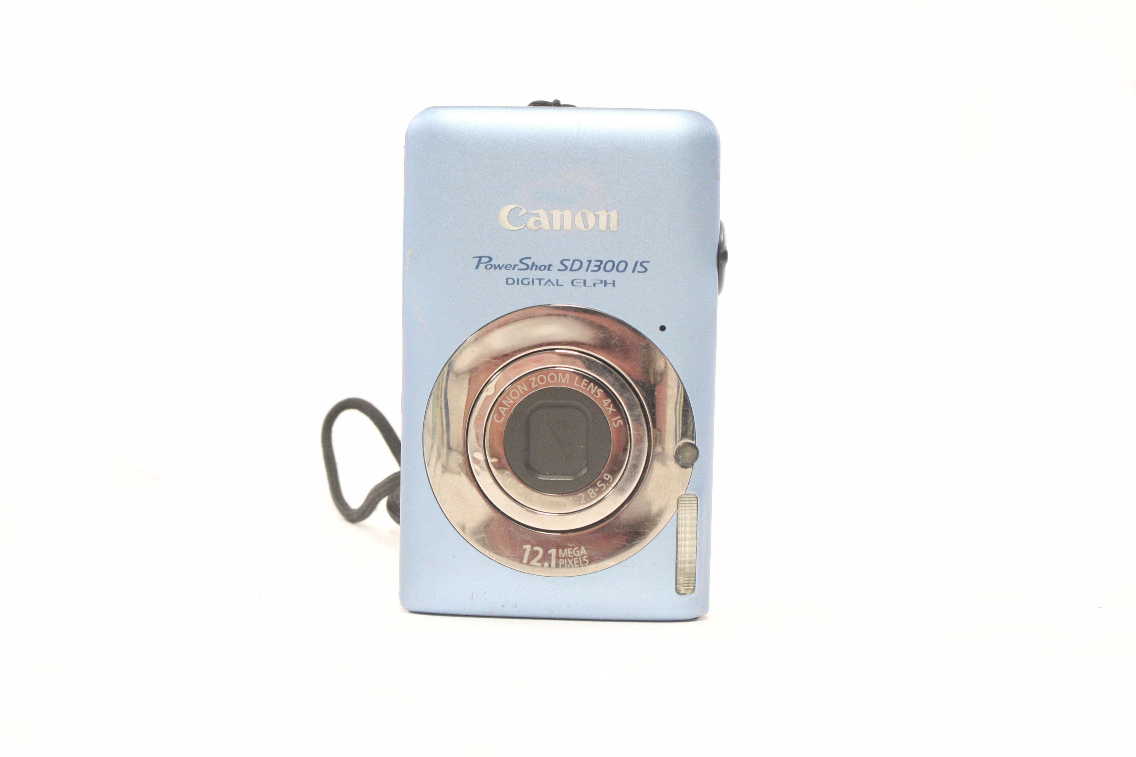 Canon PowerShot Elph SDI300 IS Digital Point-and-Shoot Camera 4x Zoom 12.1mp (Blue)