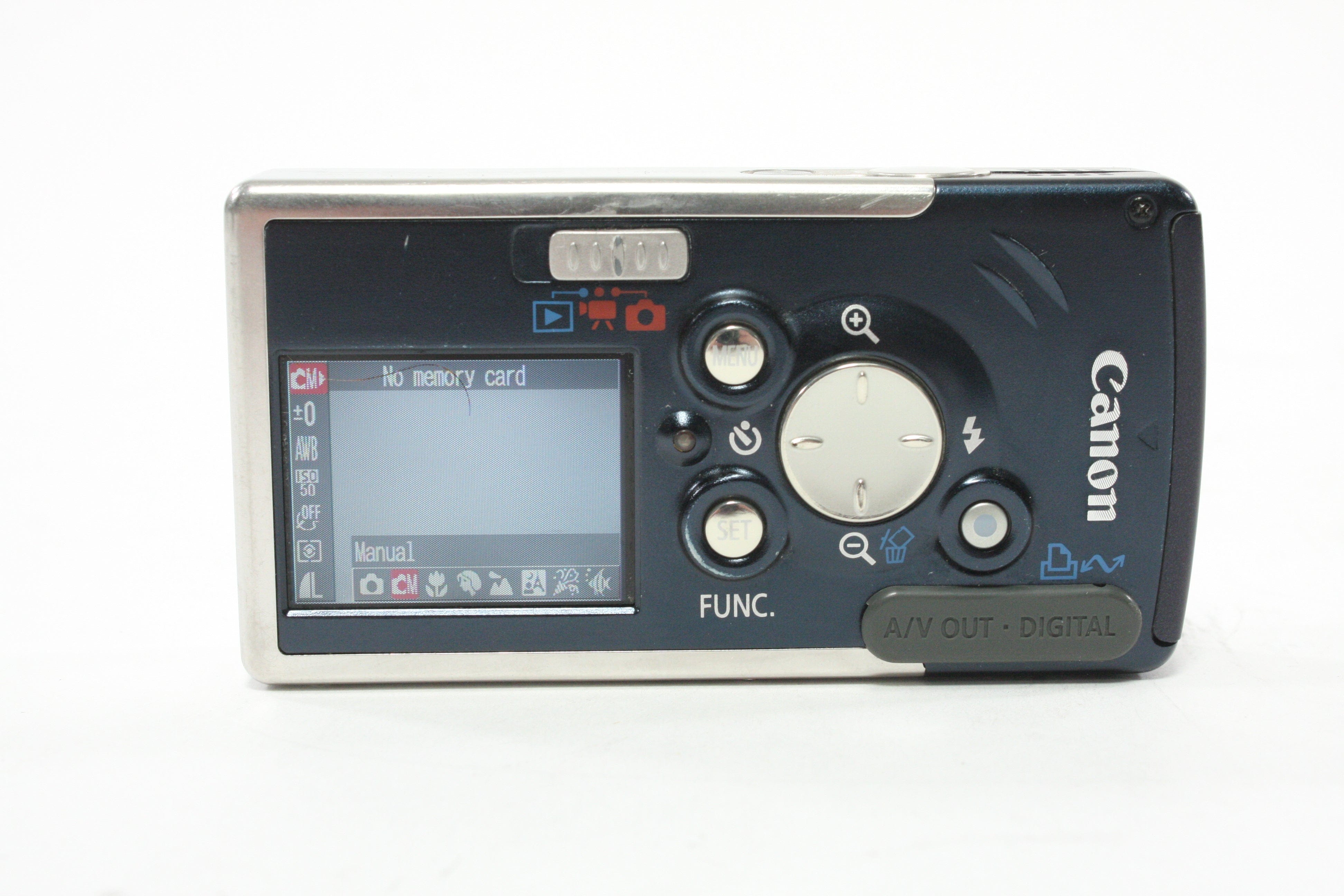 Canon PowerShot SD20 Digital Elph Camera 6.5x Zoom 5.0mp (Blue)