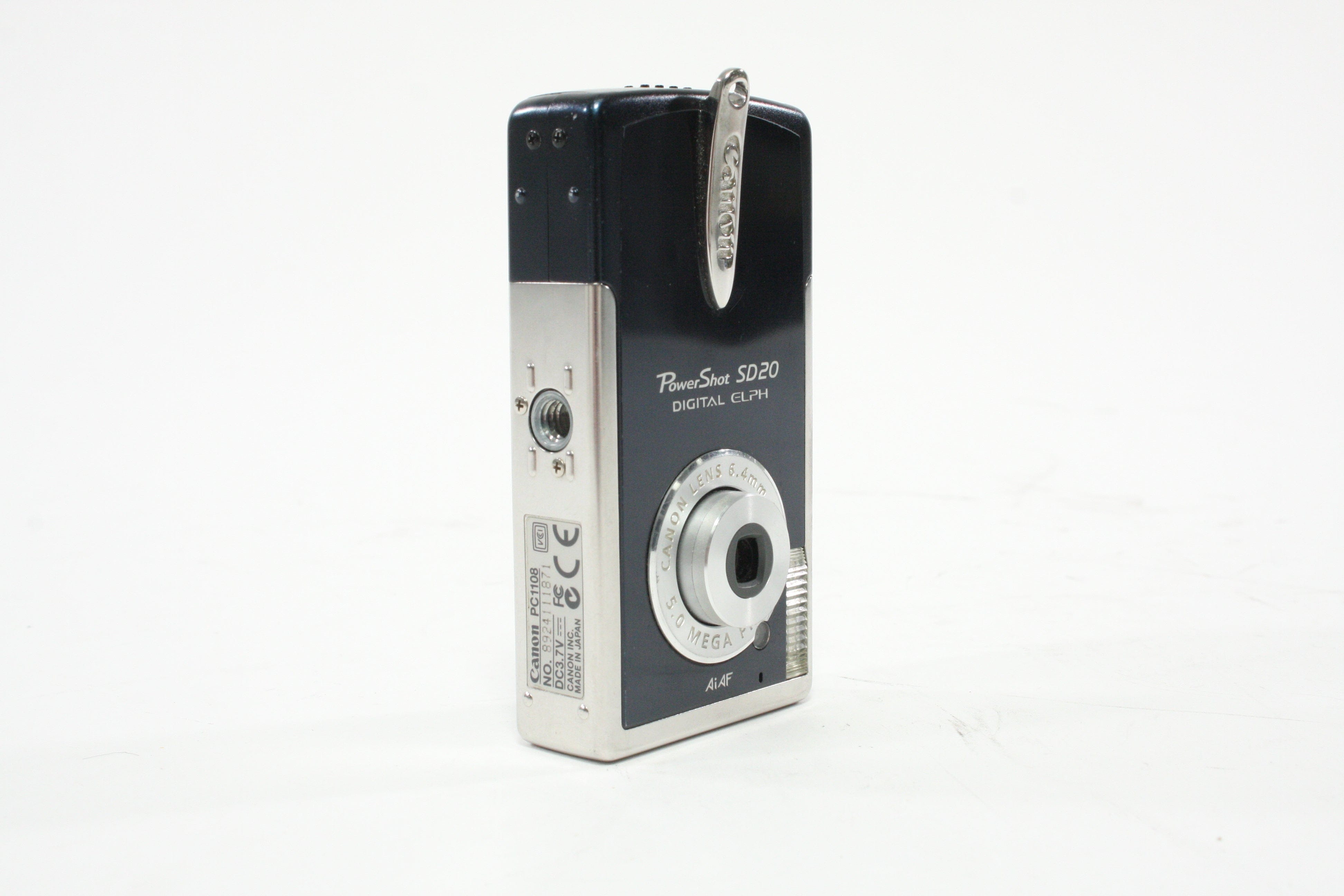 Canon PowerShot SD20 Digital Elph Camera 6.5x Zoom 5.0mp (Blue)
