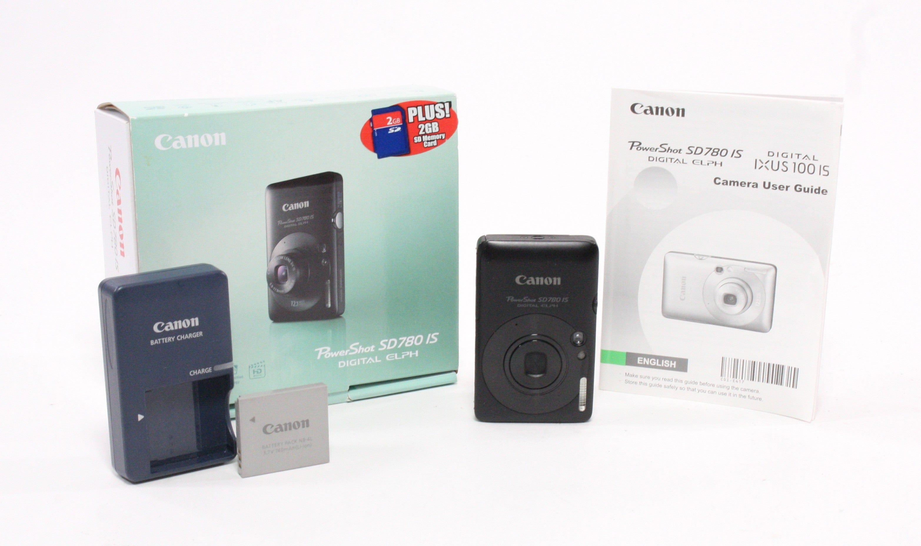 Canon PowerShot SD780 IS Digital Camera 3x Zoom 12.1mp (Black)