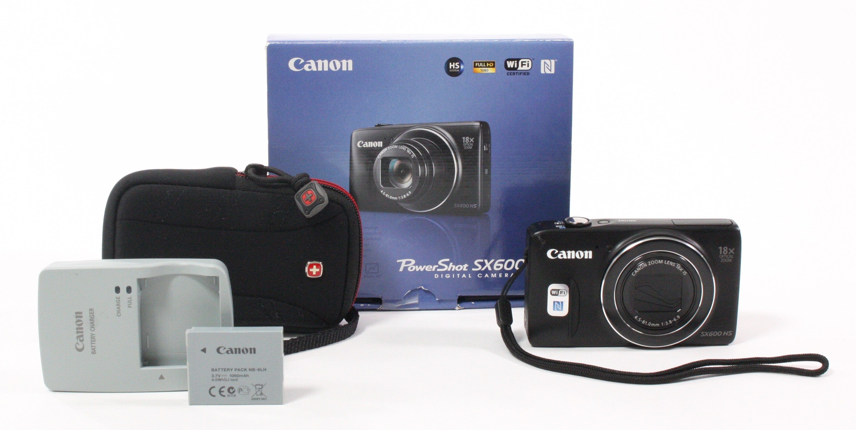 Canon PowerShot SX600 HS 16.0mp 18x Zoom IS Digital Camera