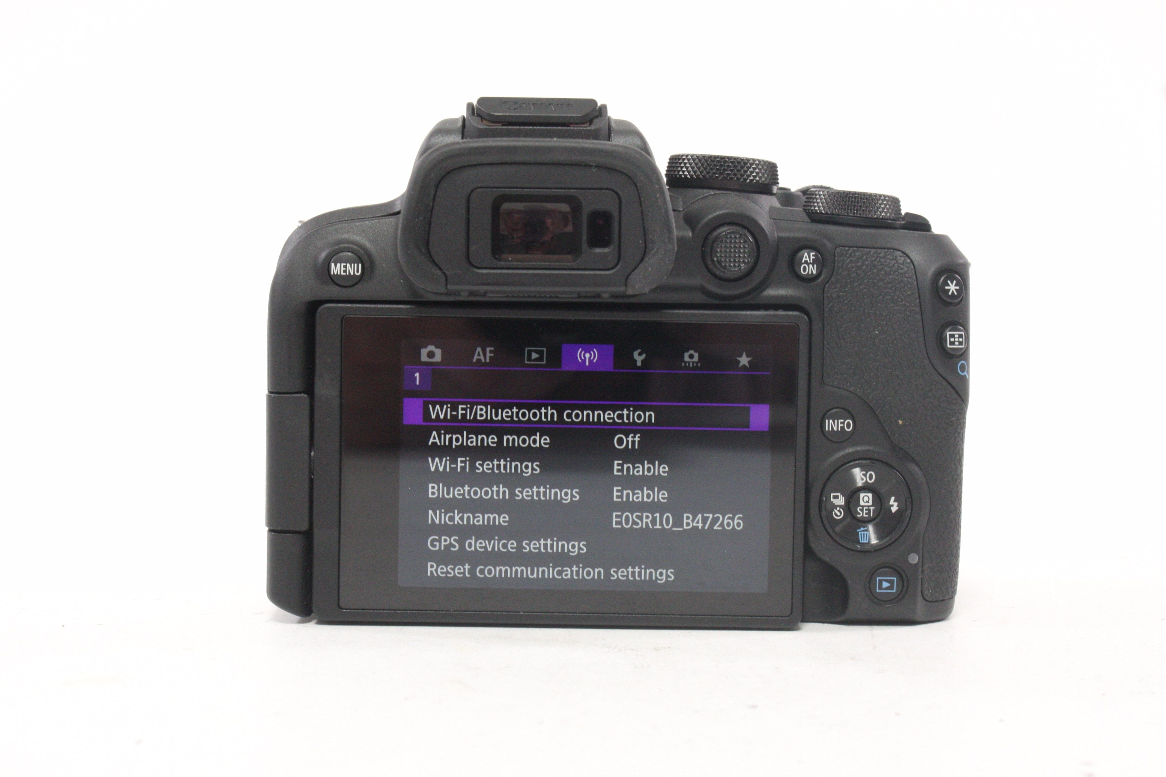 Canon R10 Mirrorless Digital Camera Body with a Shutter Count of less than 1,000