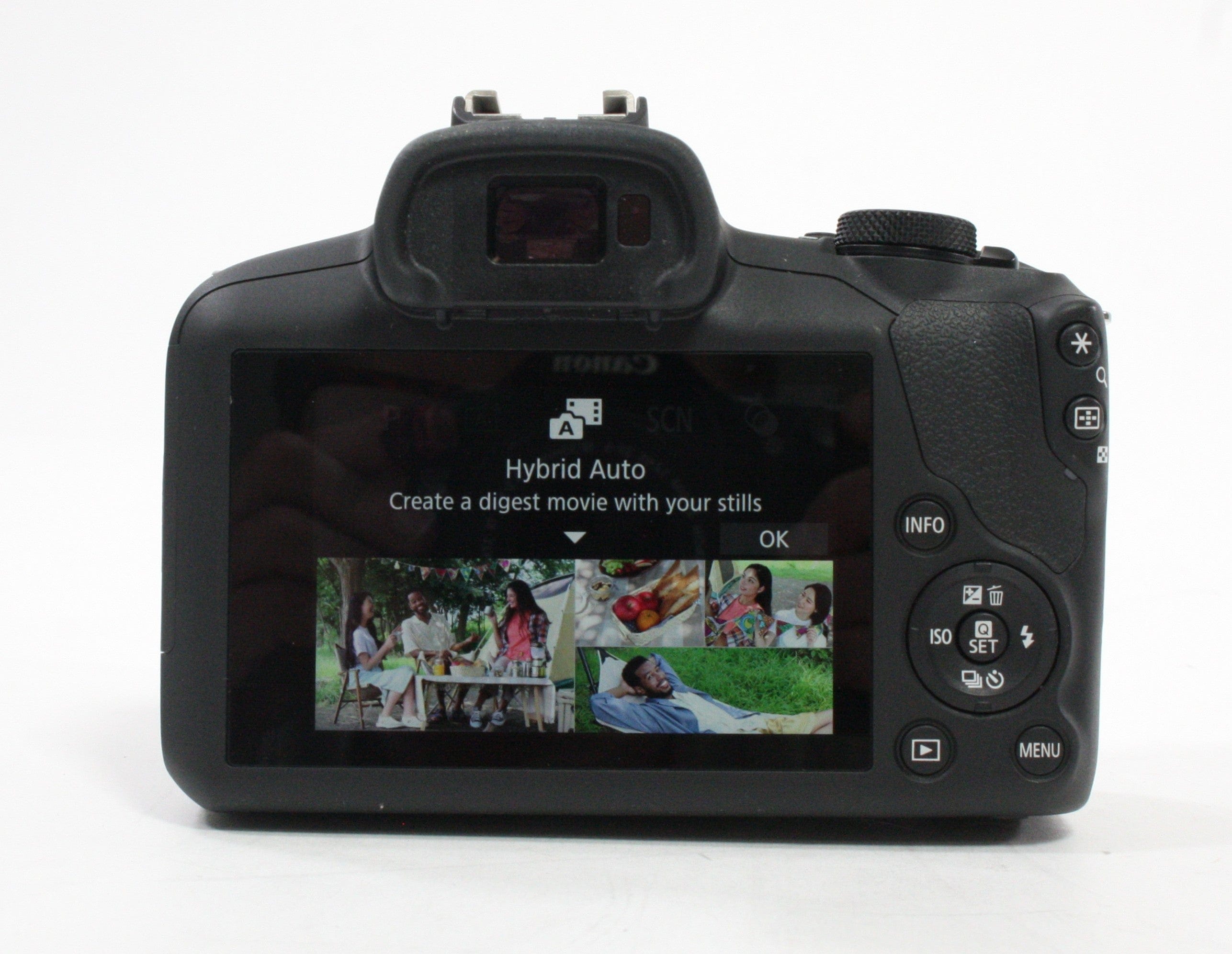 Canon R100 Mirrorless Digital Camera with 18-45mm f/4.5-5.6 IS STM Lens with Shutter Count (less than) 1,000