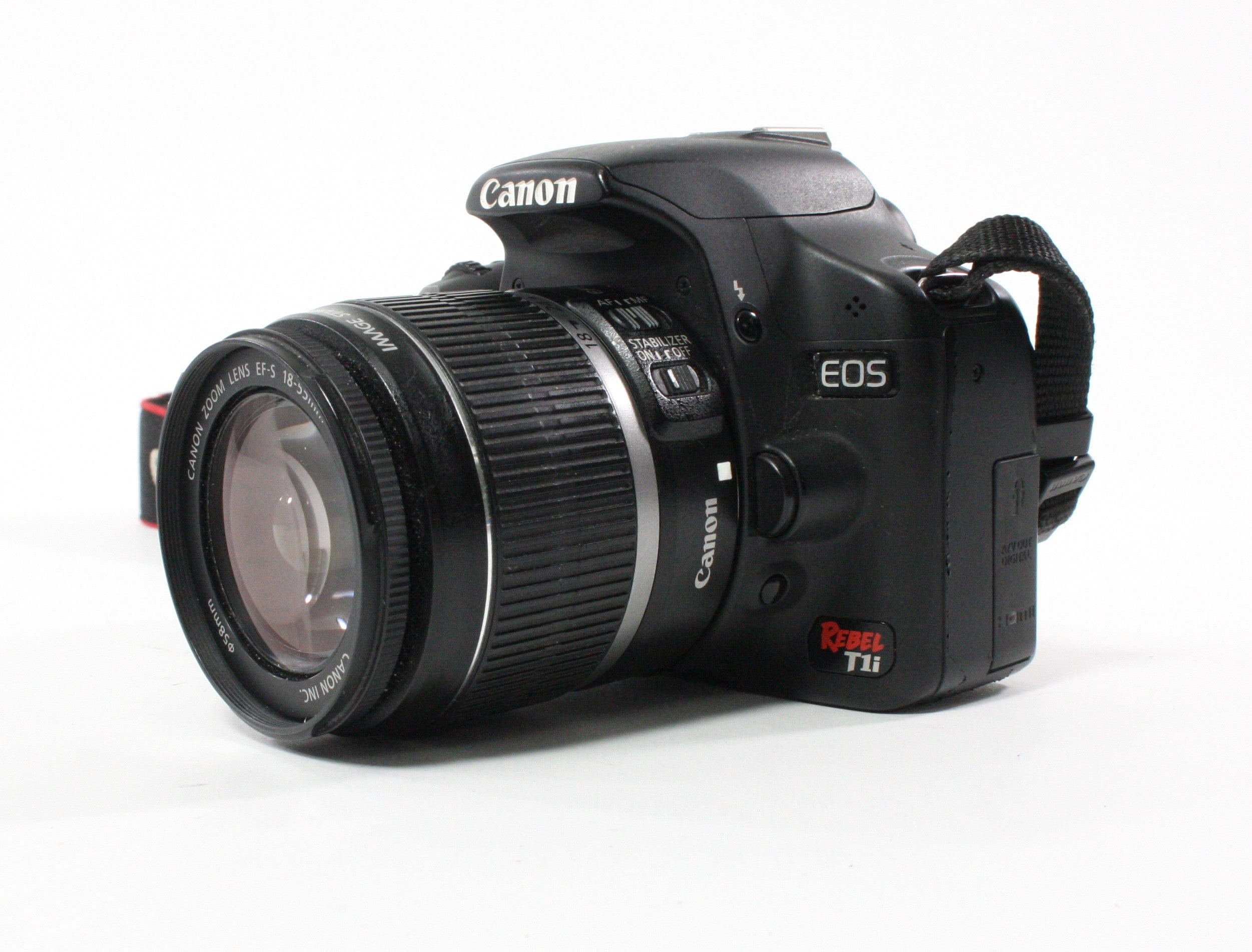 Canon Rebel T1i DSLR Camera with 18-55mm f/3.5-5.6 IS Lens Shutter Count 3,258