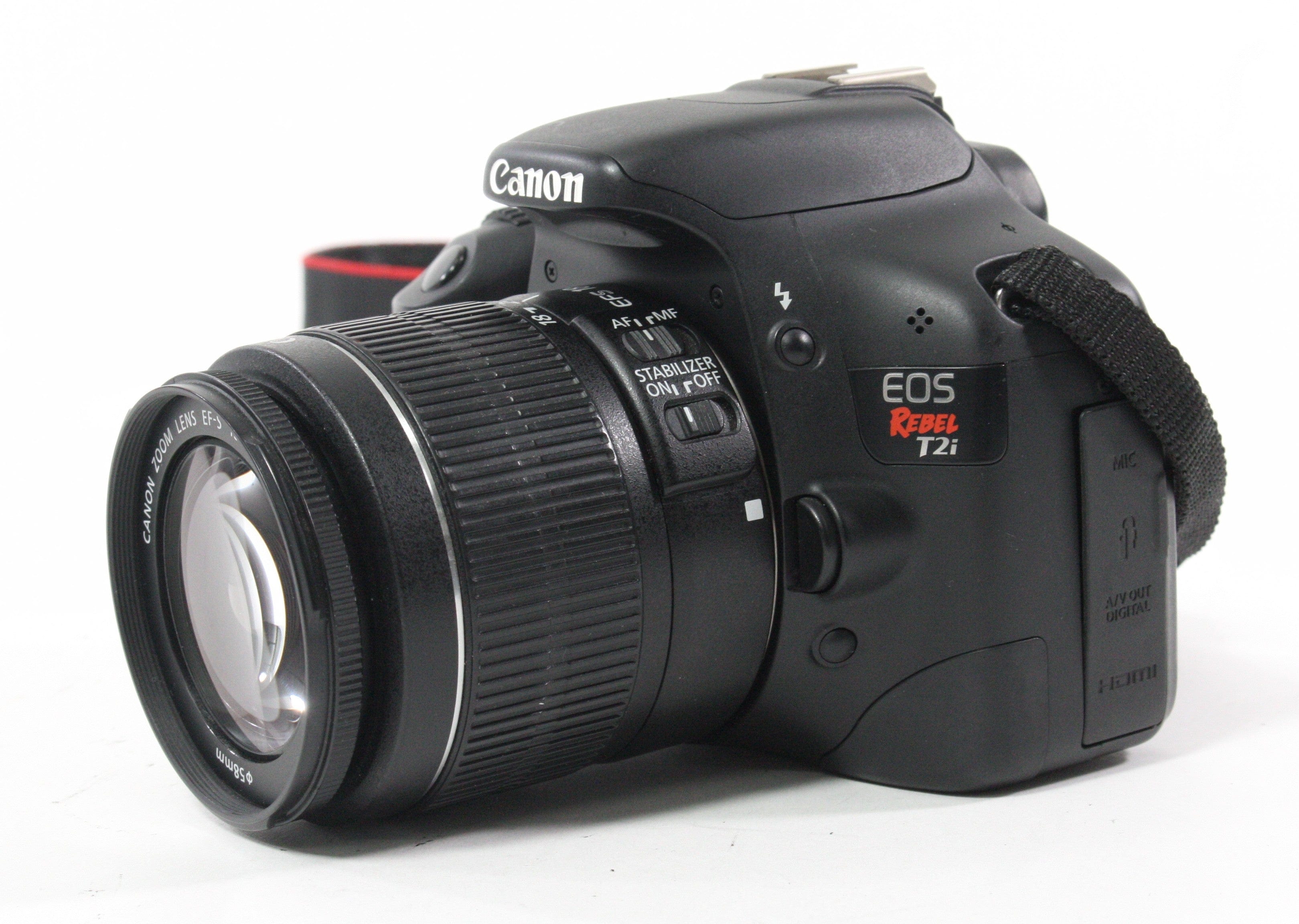 Canon Rebel T2i Digital SLR Camera with 18-55mm f/3.5-5.6 IS II Lens with Shutter Count 3,482