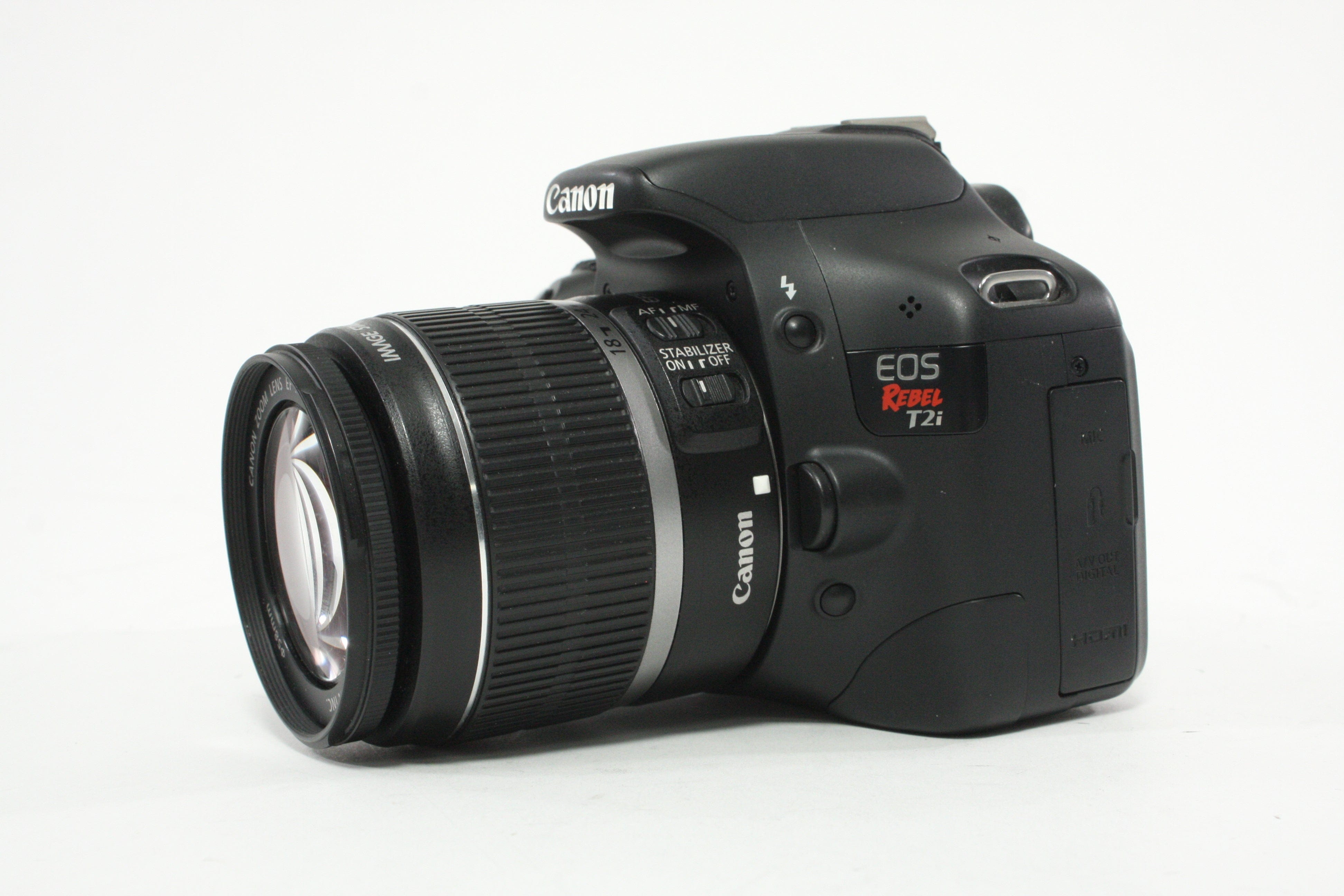 Canon Rebel T2i DSLR Camera with 18-55mm f/3.5-5.6 IS EF-S Lens