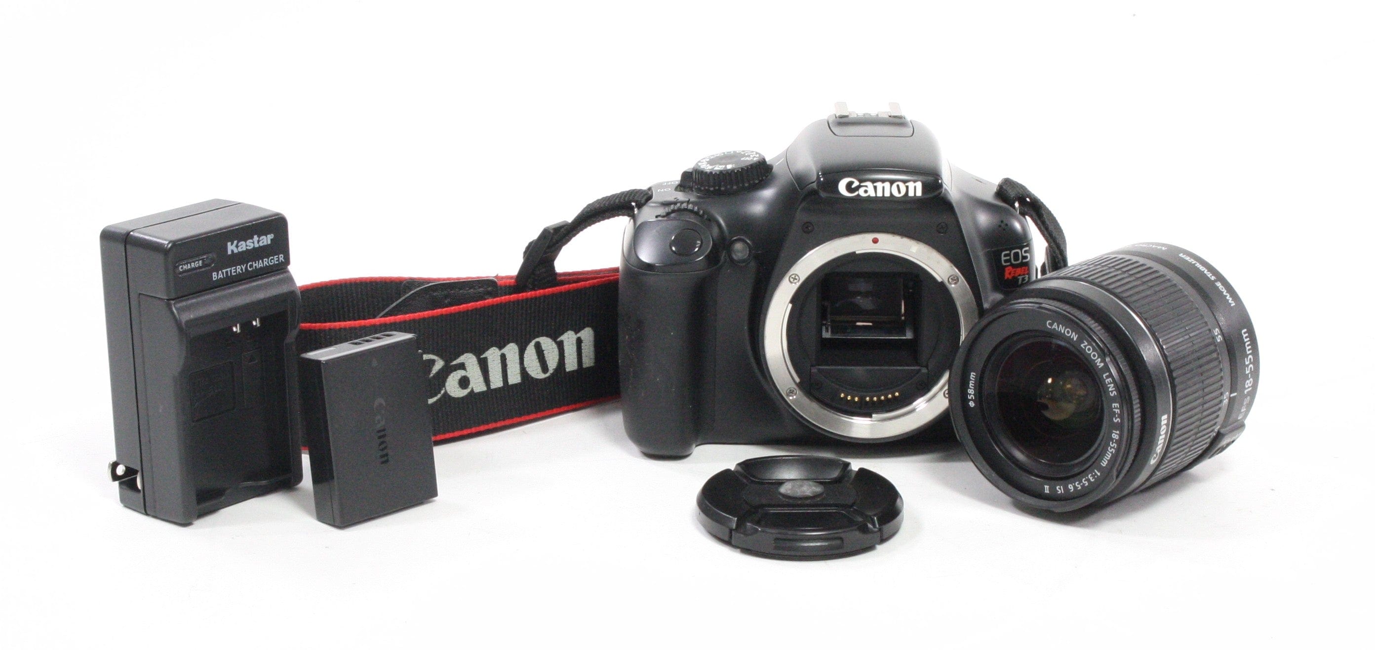 Canon Rebel T3 DSLR Camera with 18-55mm f/3.5-5.6 IS II Lens SC 3,035