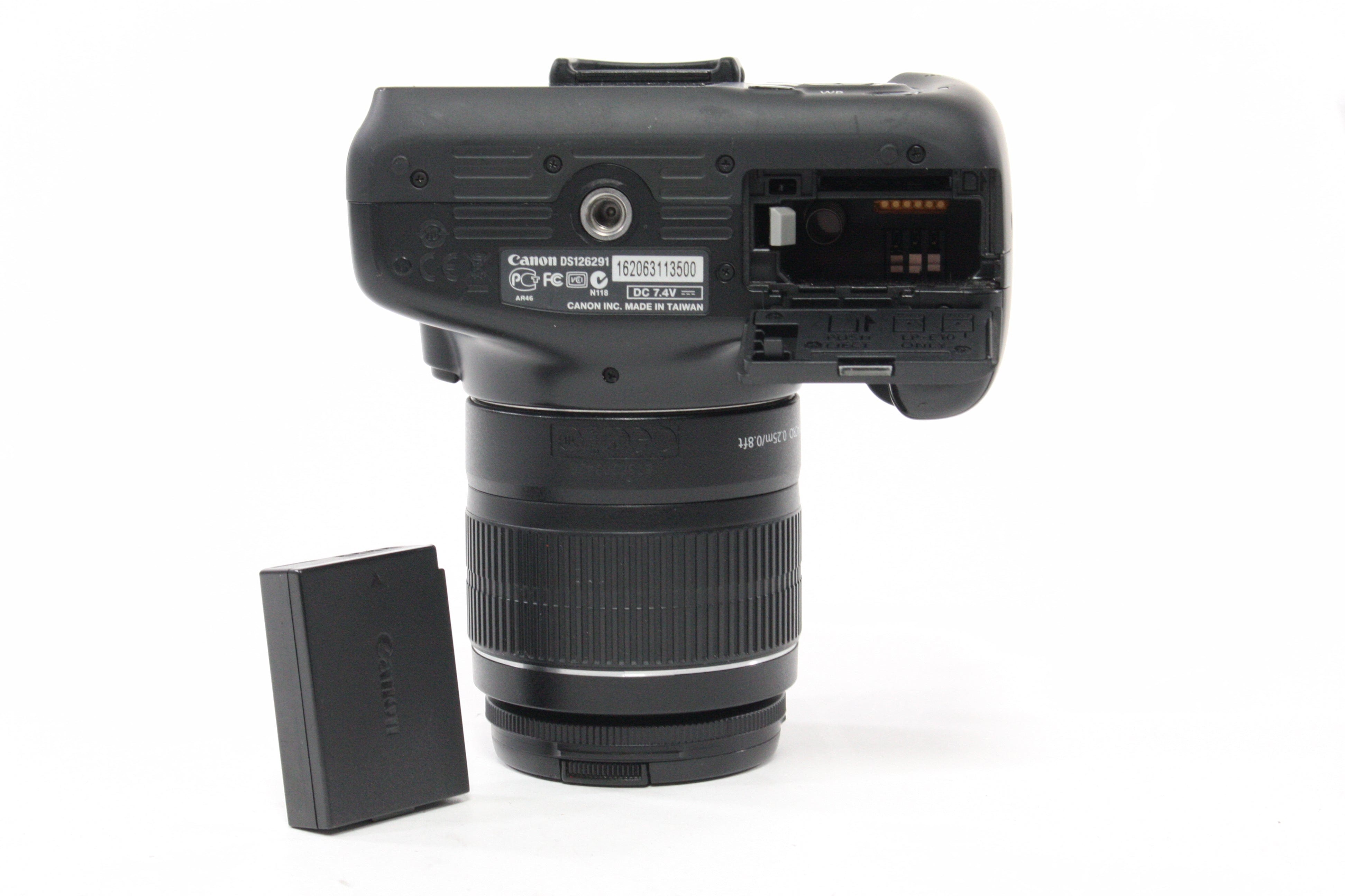 Canon Rebel T3 DSLR Camera with 18-55mm f/3.5-5.6 IS II Lens Shutter Count 8,394
