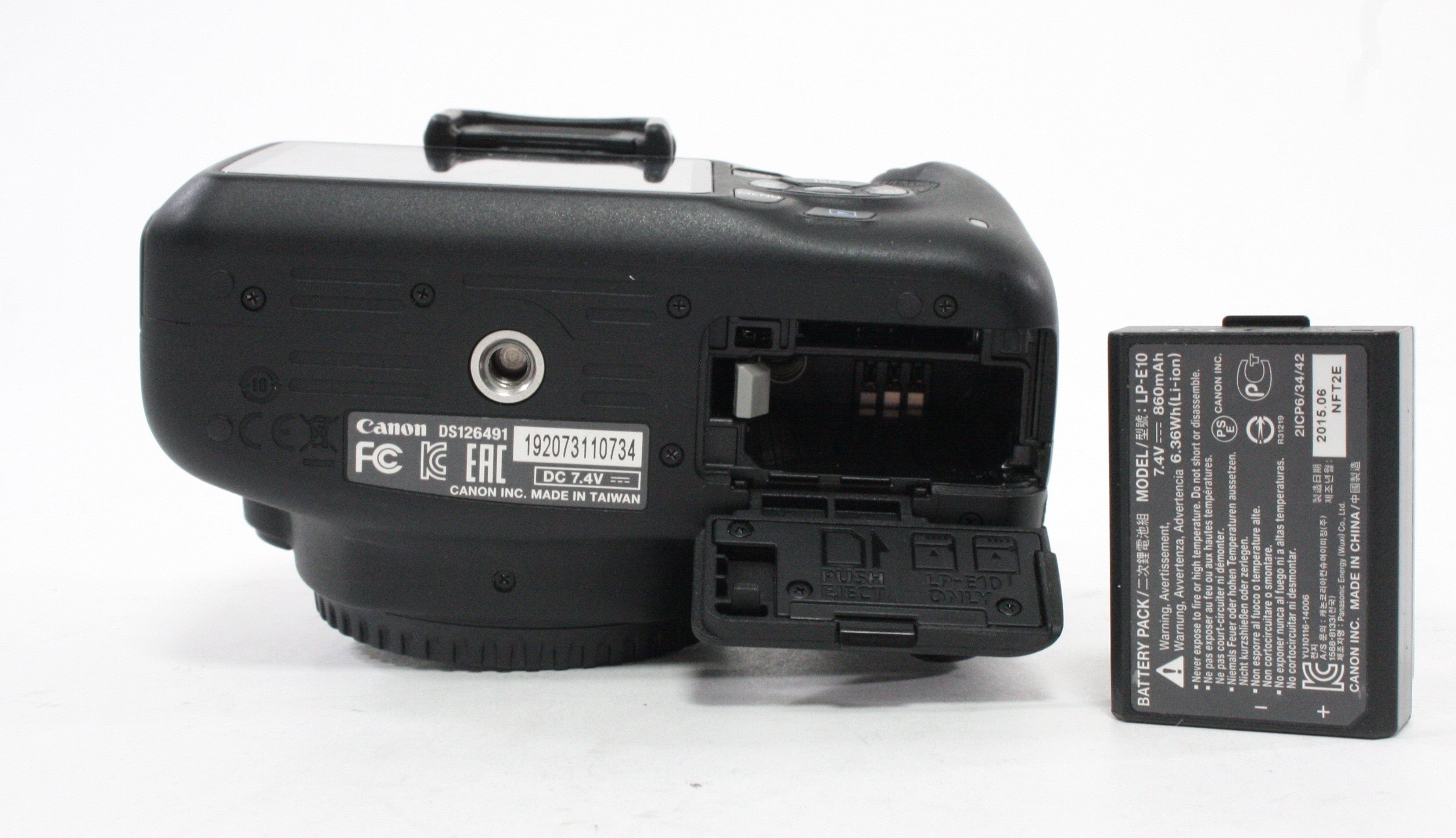 Canon Rebel T5 Digital SLR Camera with 18-55mm ff/3.5-5.6 IS II Lens Shutter Count 2,170