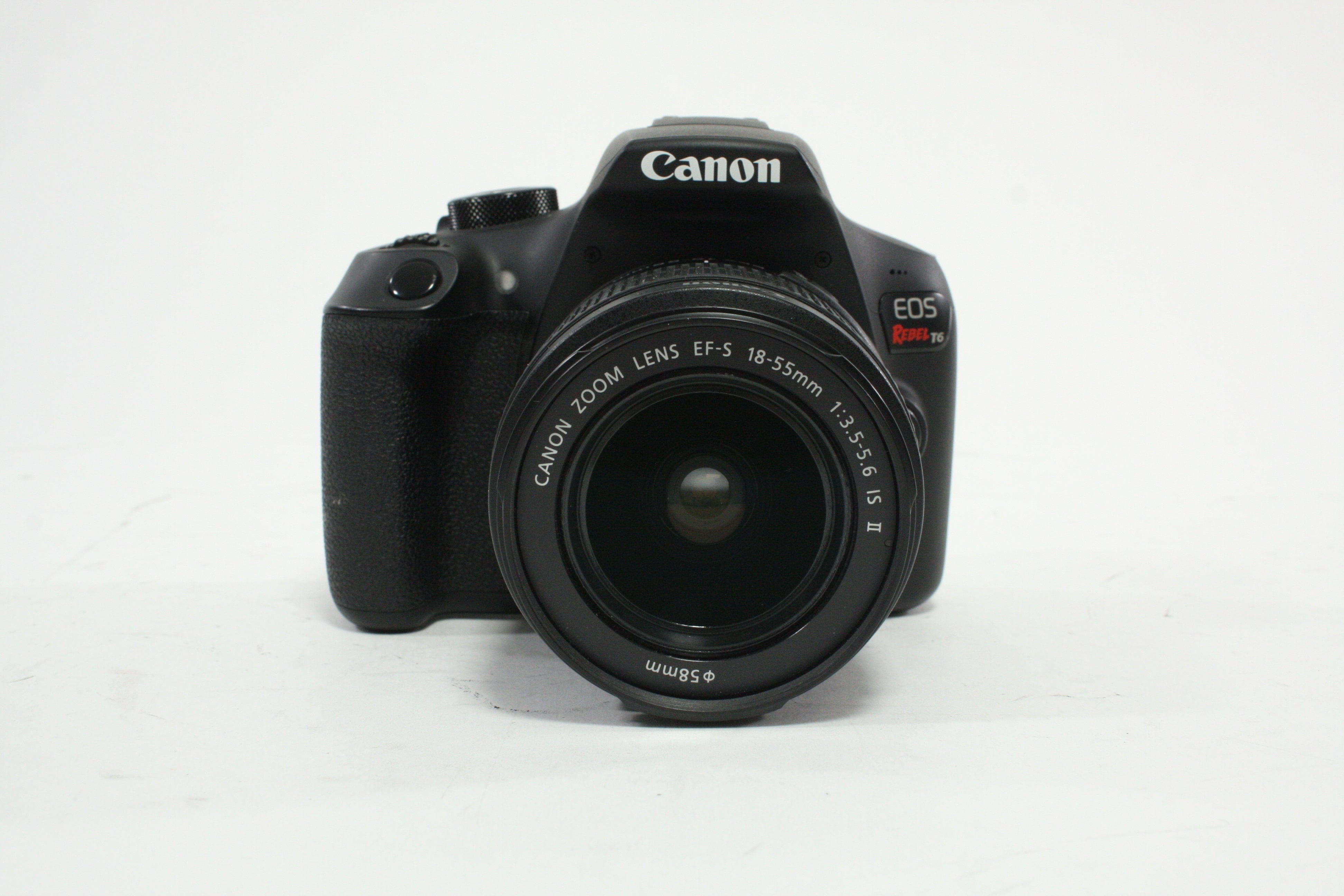 Canon Rebel T6 DSLR Camera with 18-55mm f/3.5-5.6 IS II EF-S Lens with a Shutter Count of 7,362