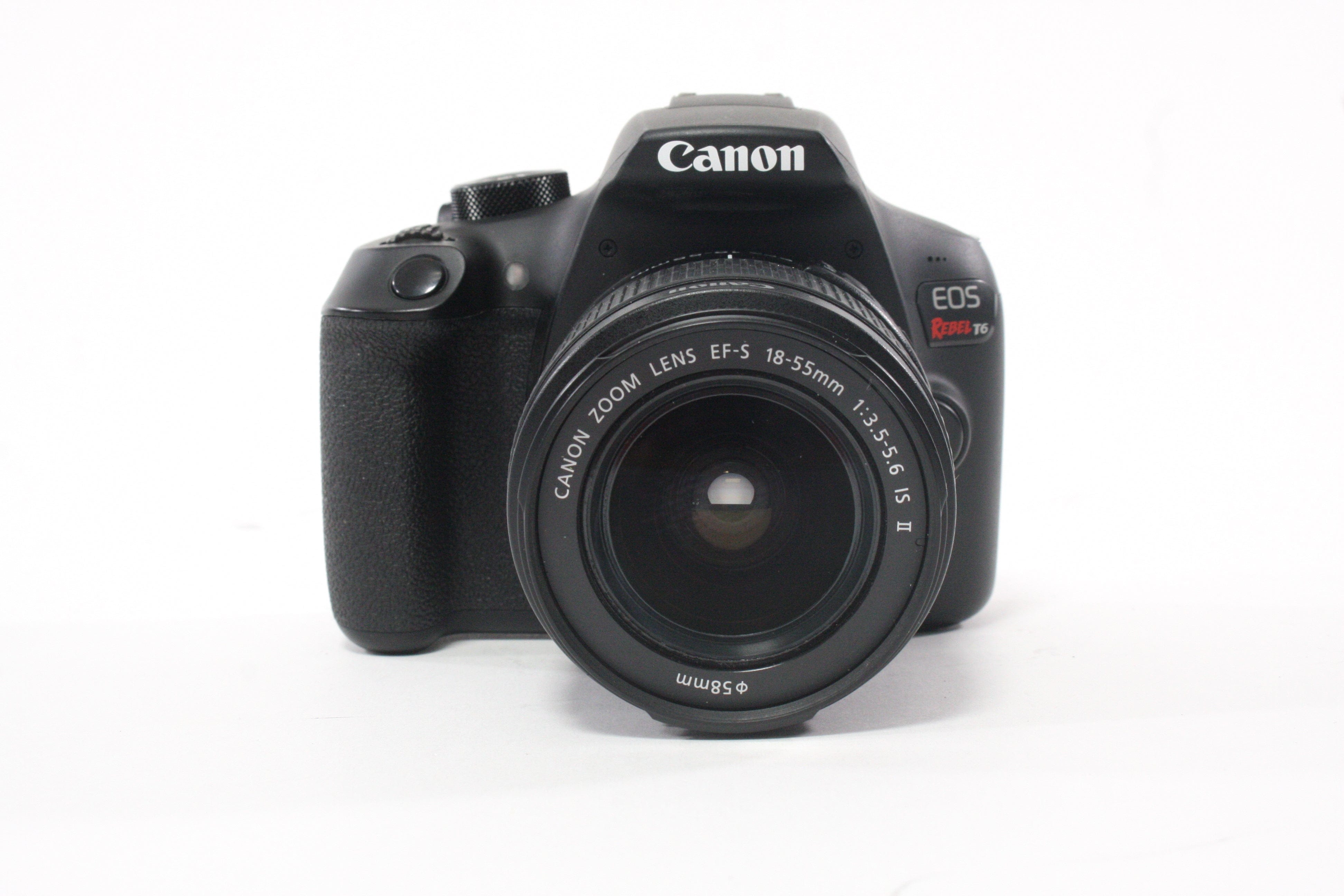 Canon Rebel T6 DSLR Camera with 18-55mm f/3.5-5.63 IS III EF-S Lens with Shutter Count #4,644