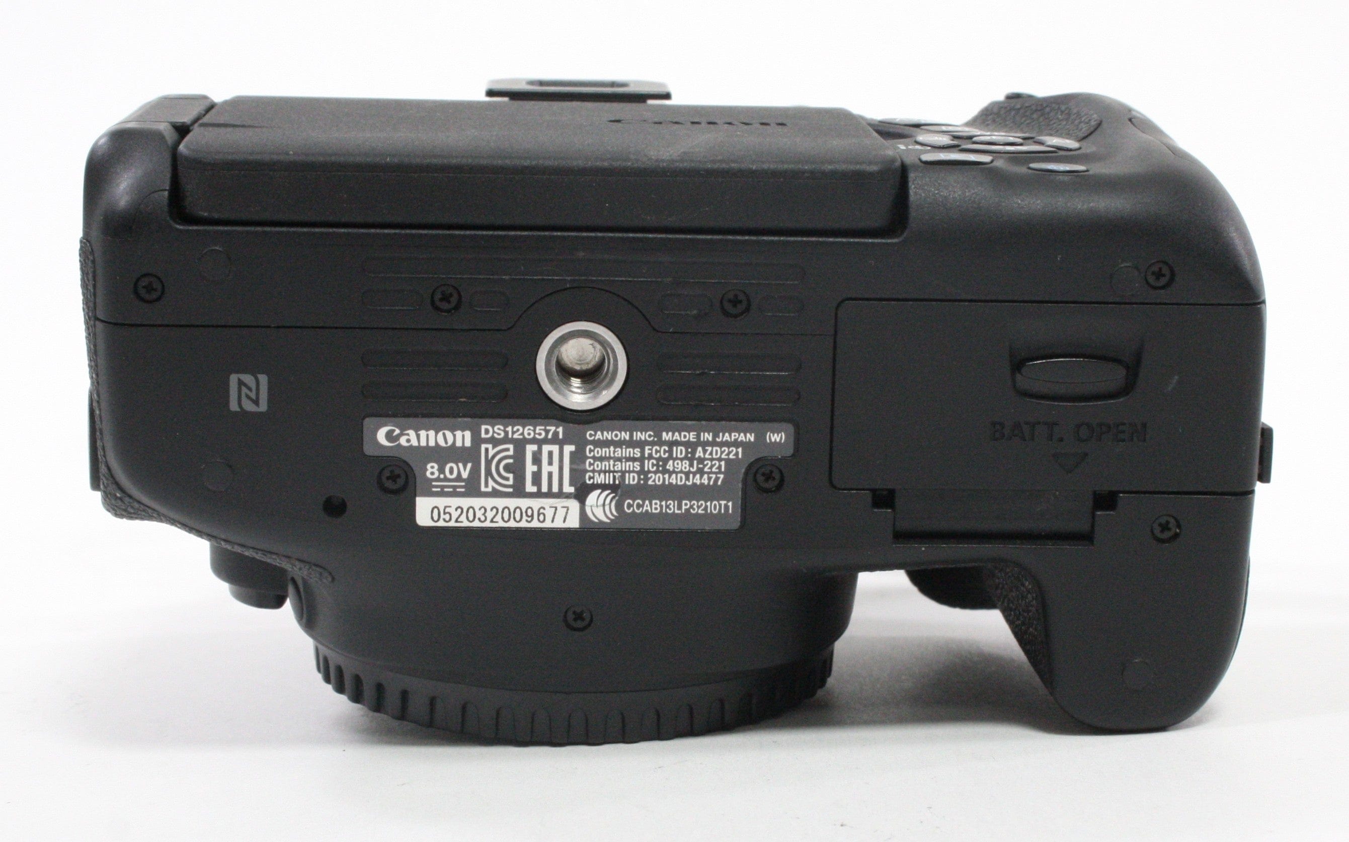 Canon Rebel T6i Digital Camera with Shutter Count 10,440