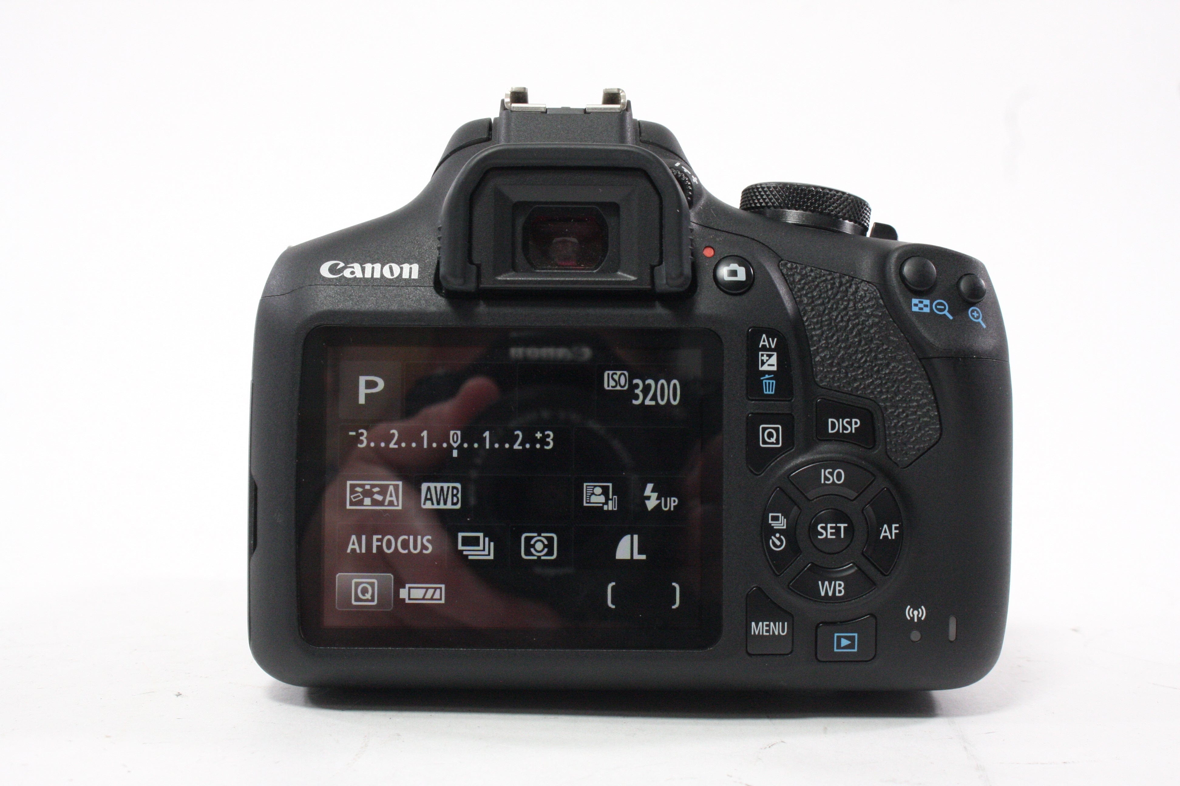 Canon Rebel T7 DSLR Camera with 18-55mm f/3.5-5.6 IS II Lens Shutter Count 2,185