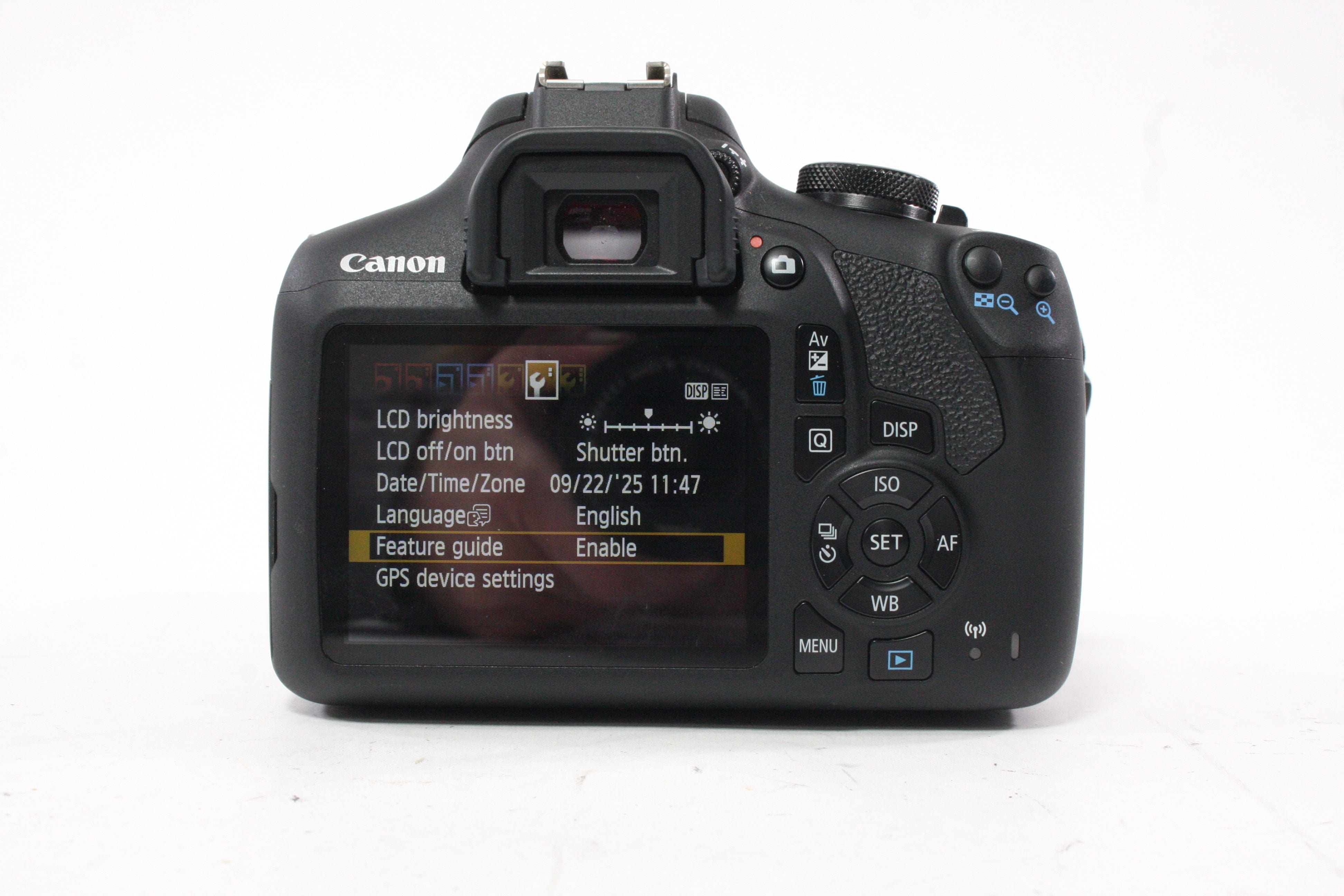Canon Rebel T7 DSLR Camera with 18-55mm f/3.5-5.6 IS II Lens Shutter Count 2,185