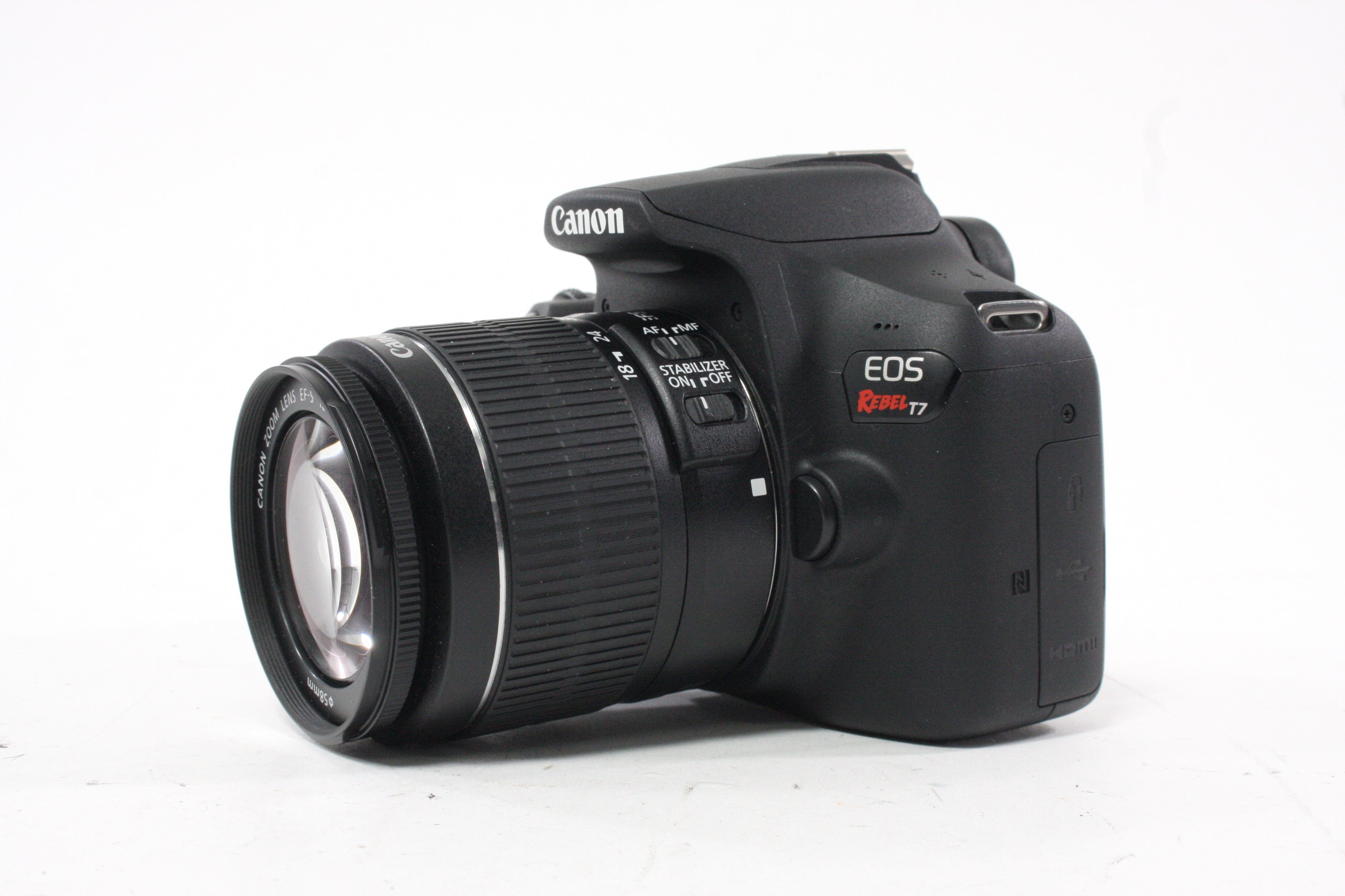 Canon Rebel T7 DSLR Camera with 18-55mm f/3.5-5.6 IS II Lens Shutter Count 2,185