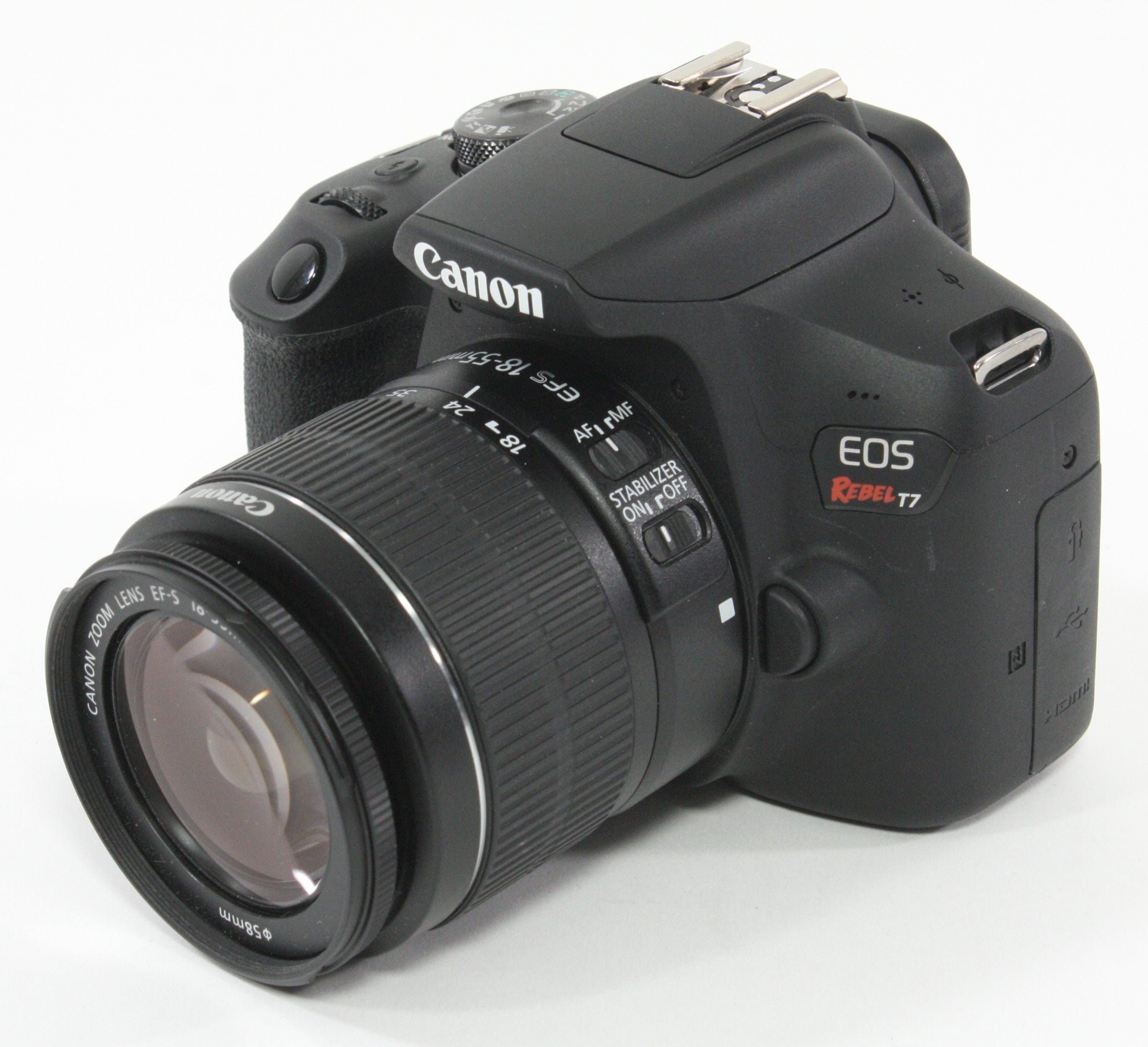 Canon Rebel T7 with 18-55mm f/3.5-5.6 IS II Lens - Shutter Count 2946