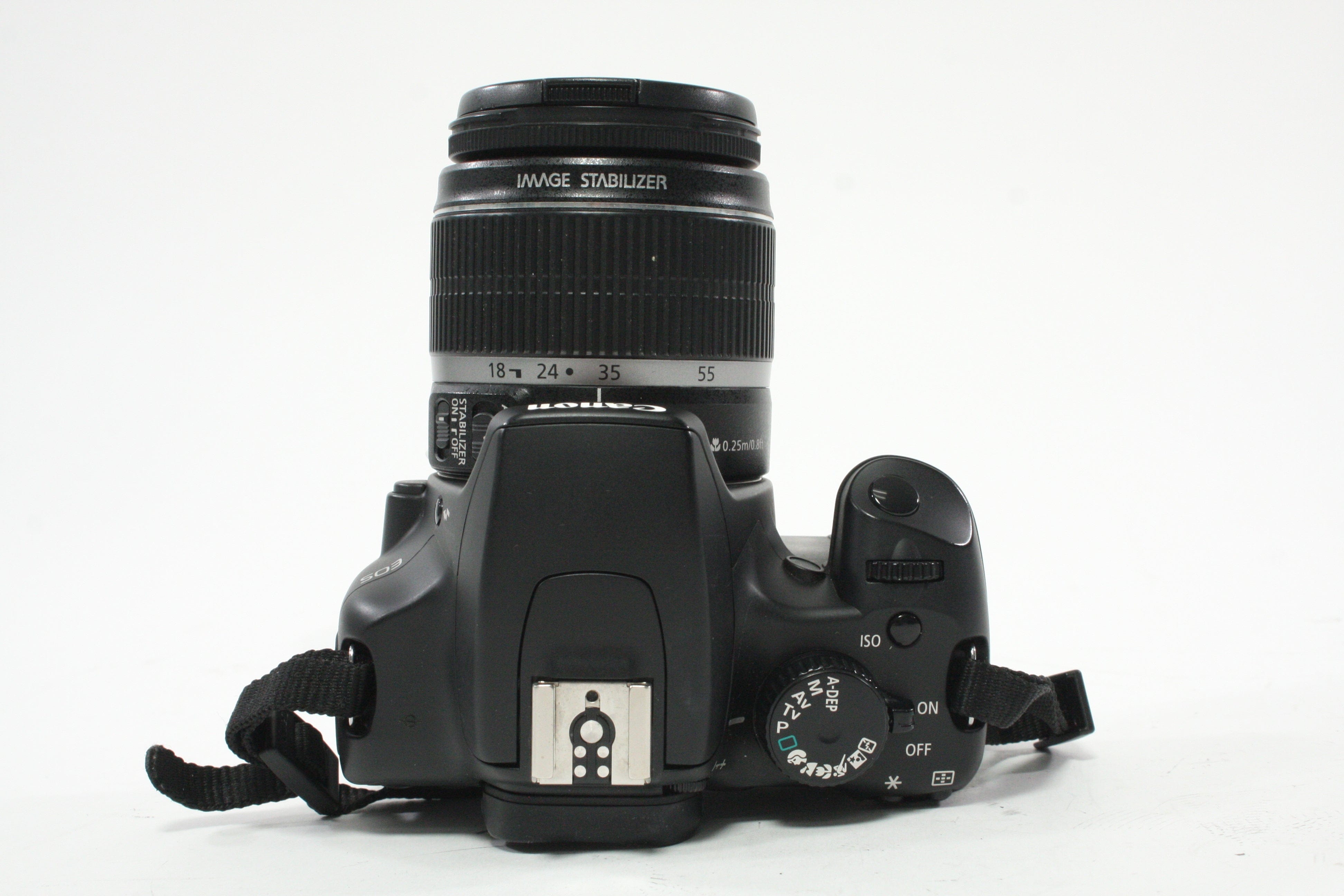 Canon Rebel XS DSLR with 18-55mm f/3.5-5.6 IS Lens and Shutter Count 7,684