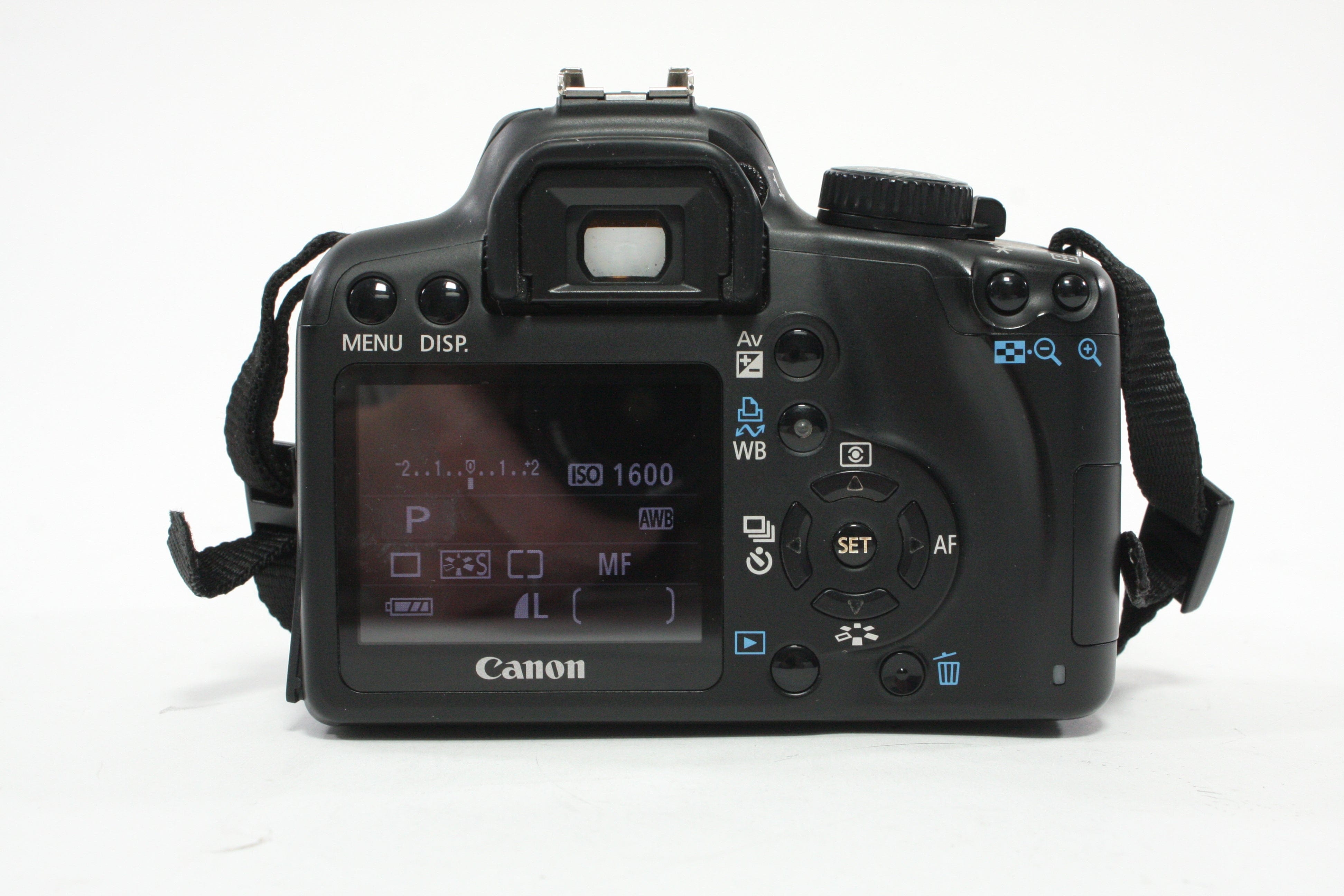 Canon Rebel XS DSLR with 18-55mm f/3.5-5.6 IS Lens and Shutter Count 7,684