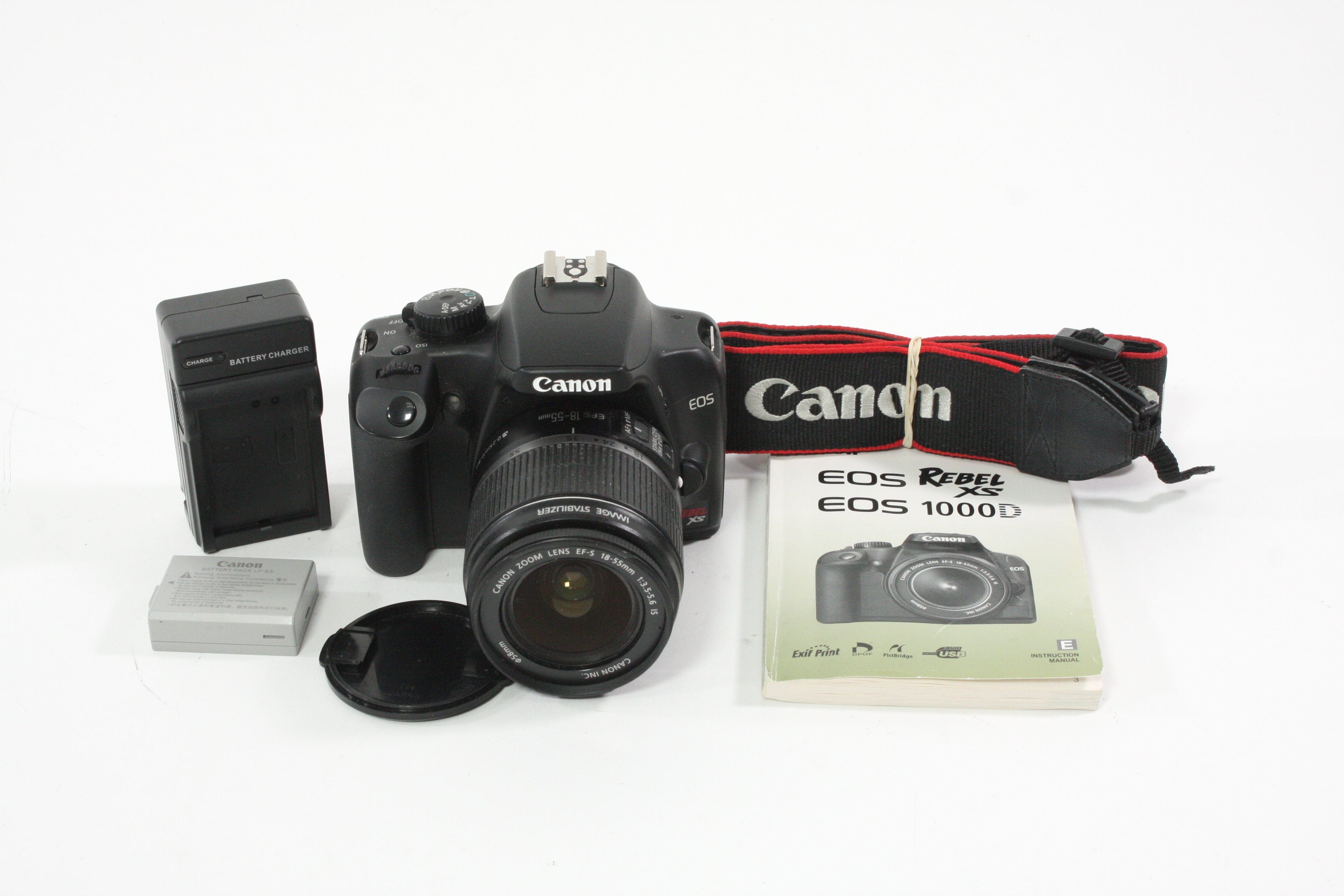 Canon Rebel XS w/ EF-S 18-55mm IS - Shutter Count 1224