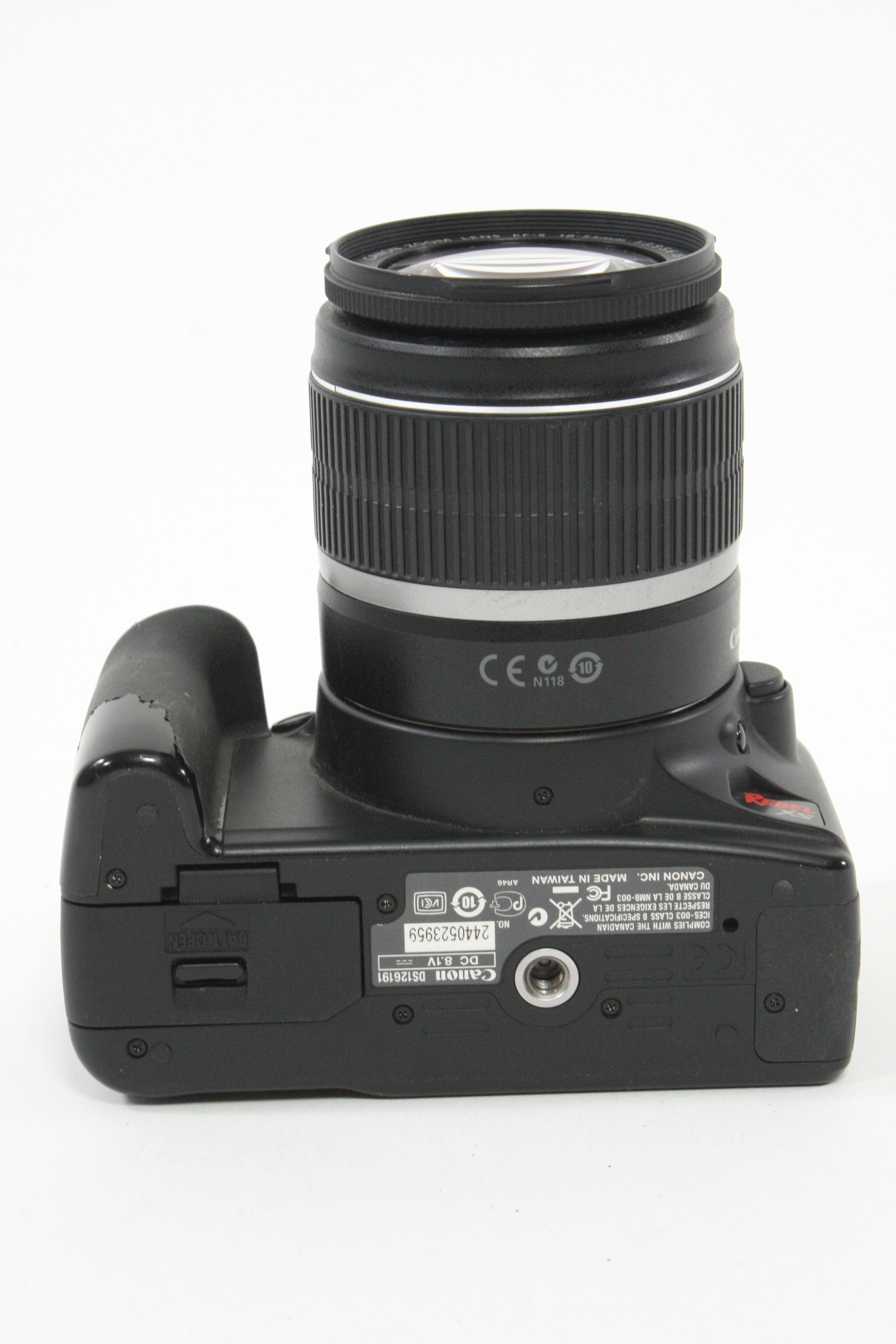 Canon Rebel XS with 18-55mm f/3.5-5.6 IS - Shutter Count 9374