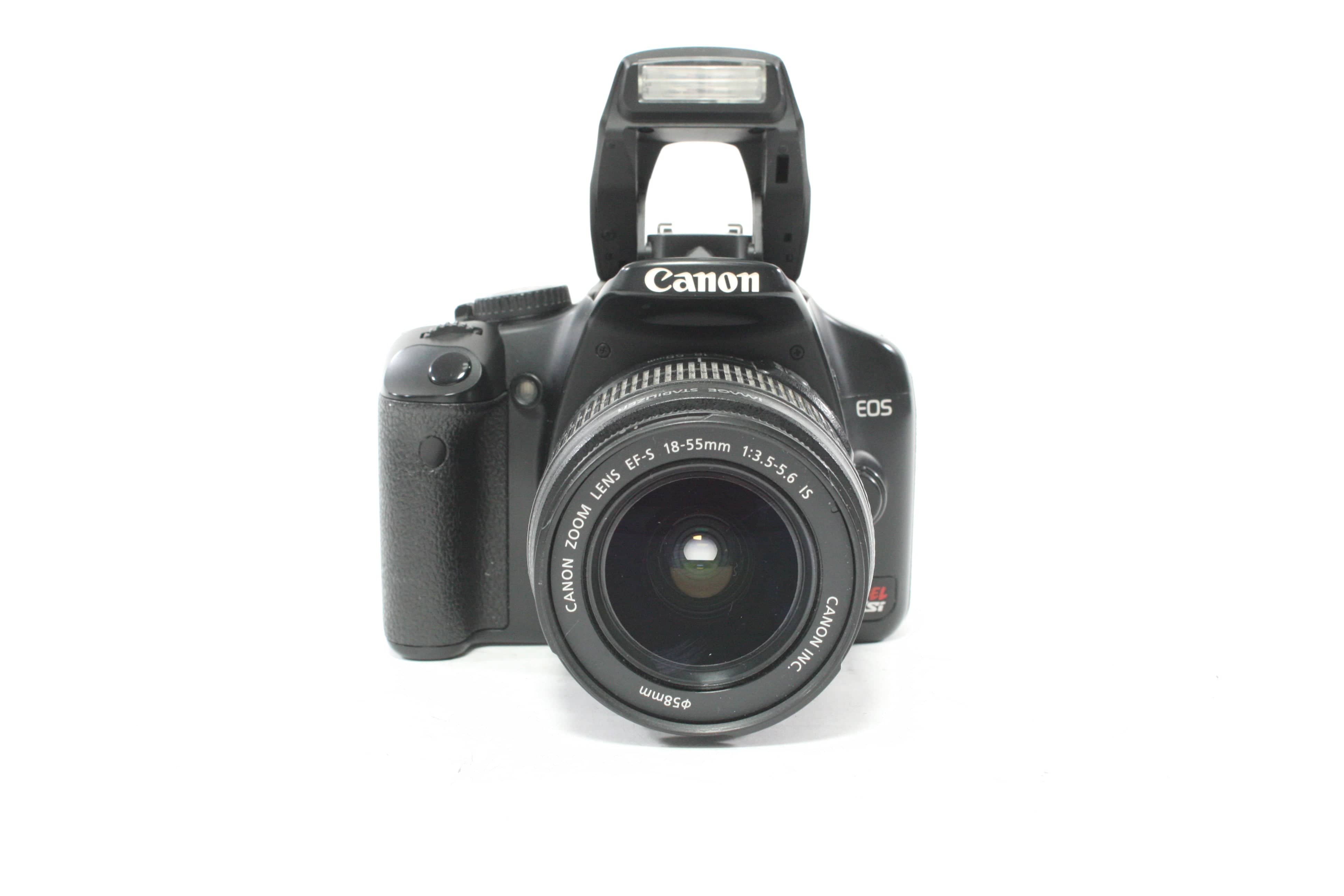Canon Rebel XSi DSLR Camera with 18-55mm f/3.5-5.6 IS EF-S Lens Shutter Count 18,504