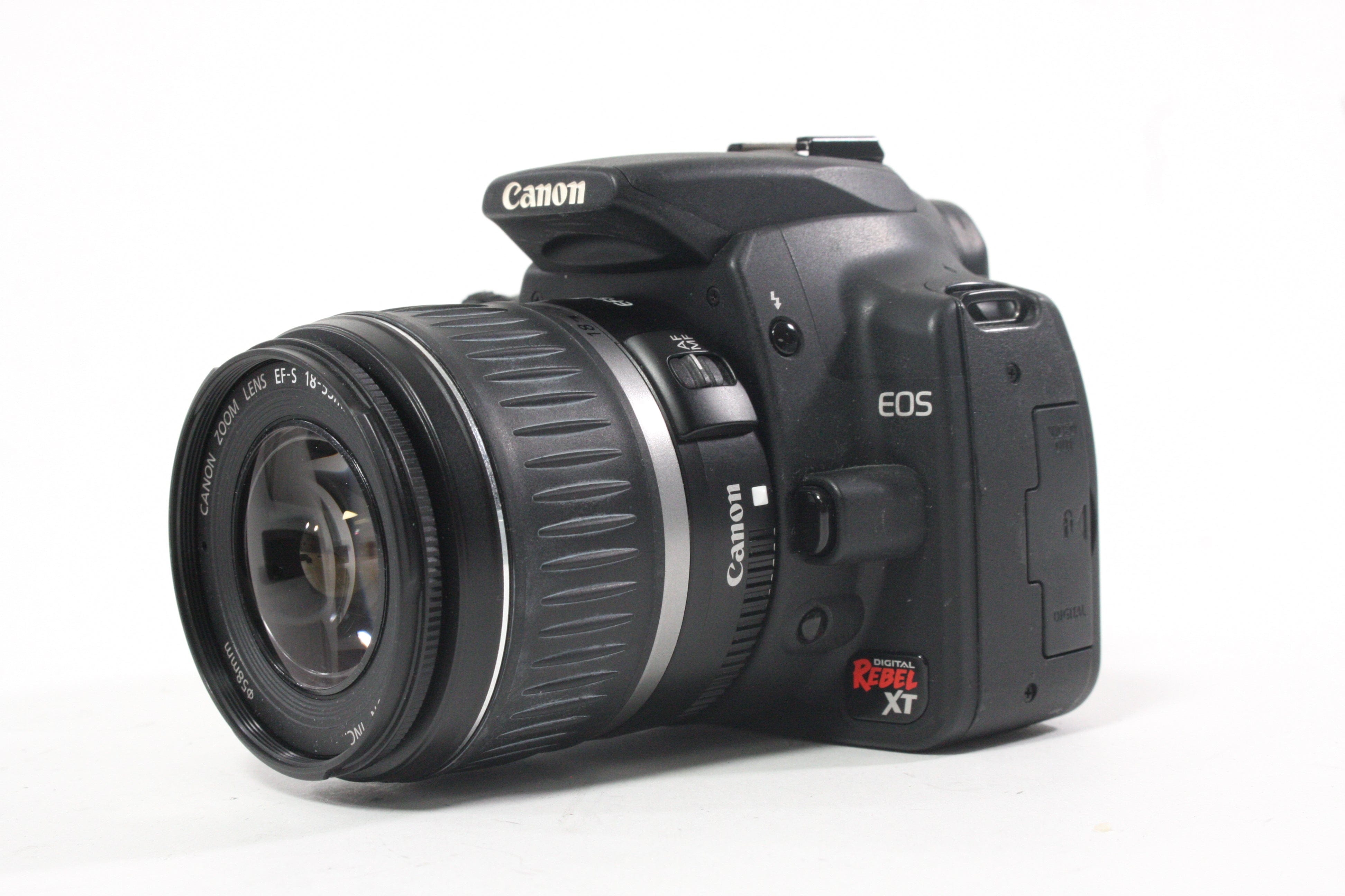 Canon Rebel XT DSLR Camera with 18-55mm f/3.5-5.6 II EF-S Lens Shutter Count N/A