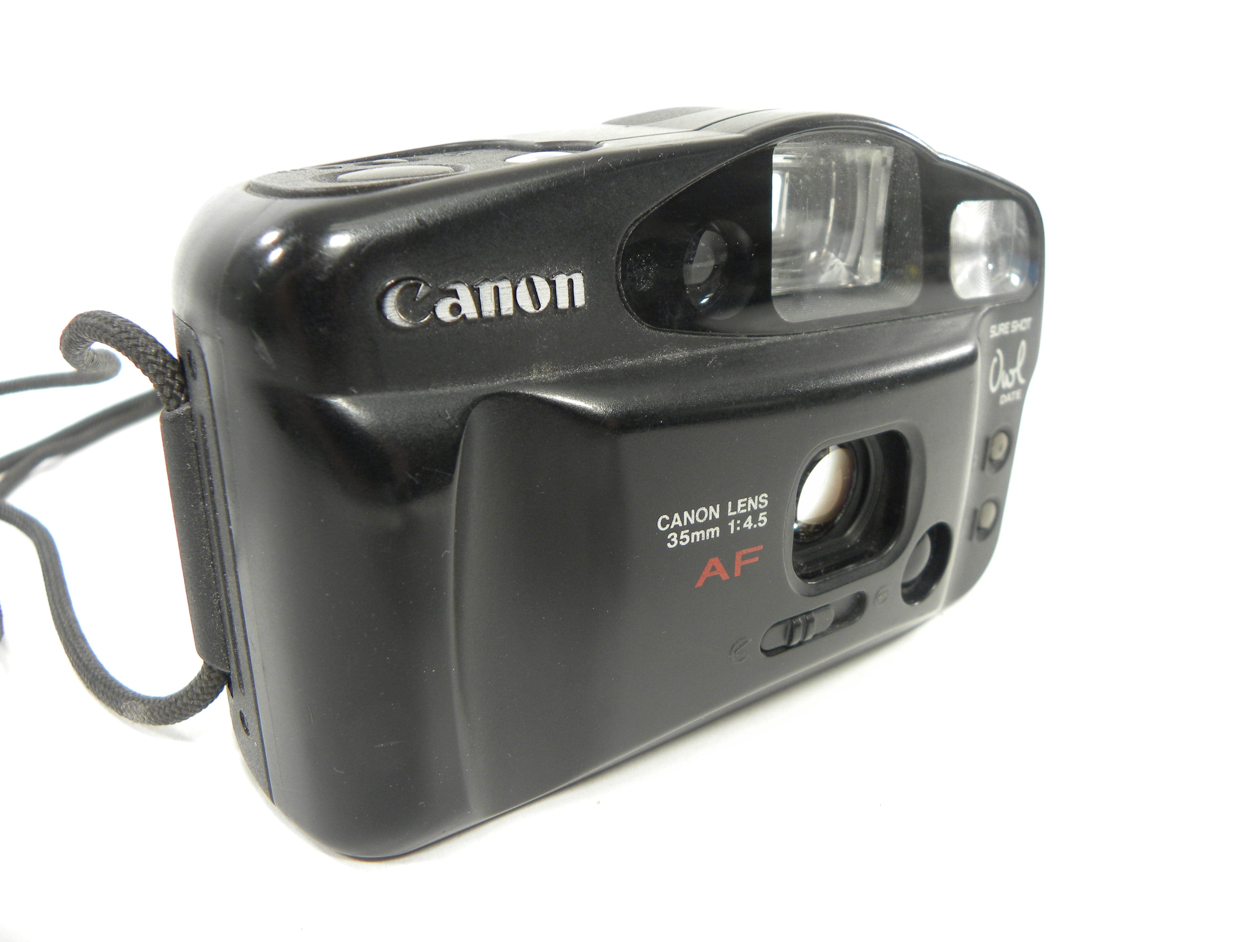 Canon Sure Shot Owl Date 35mm Camera