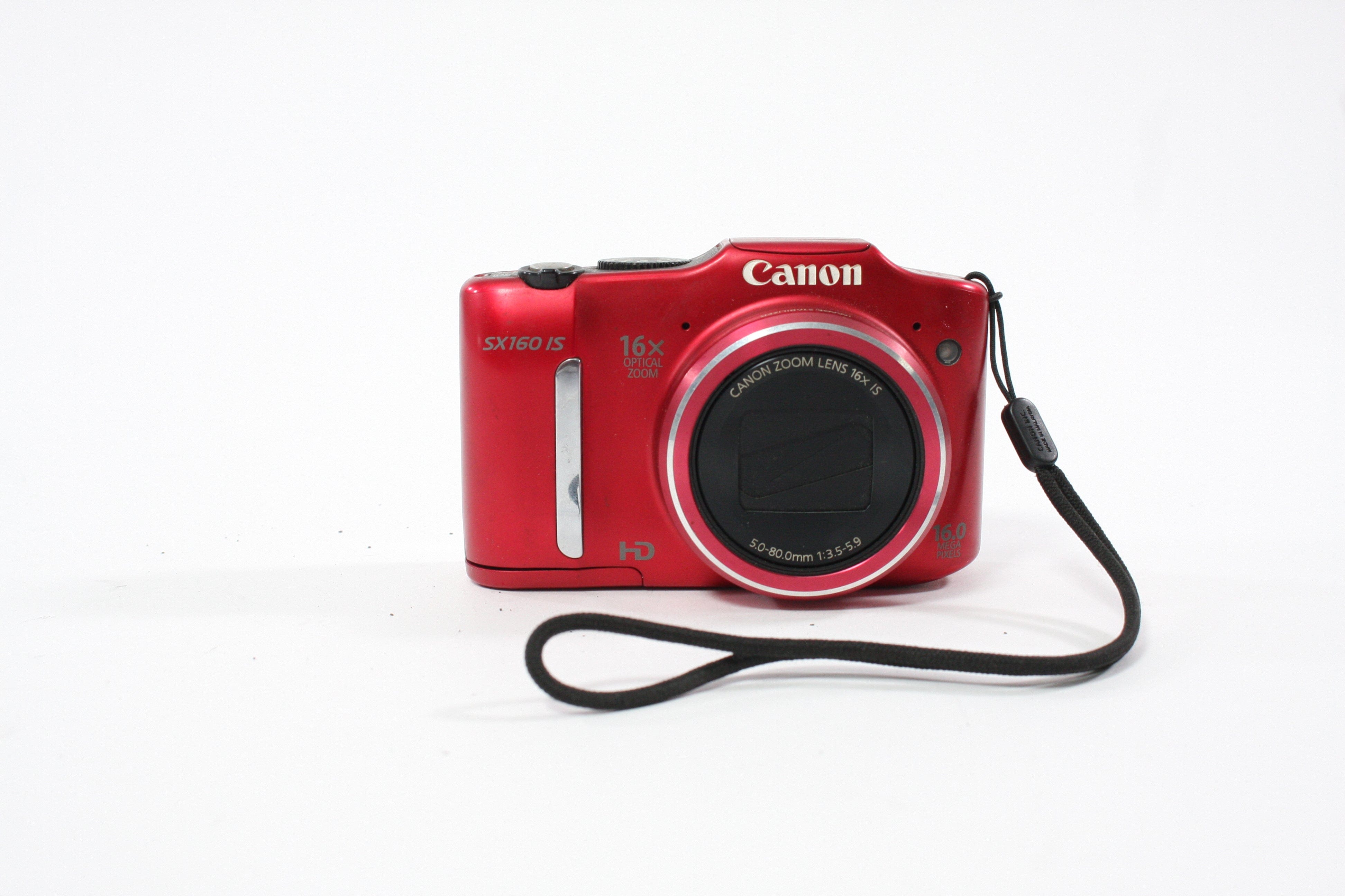 Canon SX160 Digital Point-and-Shoot Camera 16x Zoom16.0mp (Red)