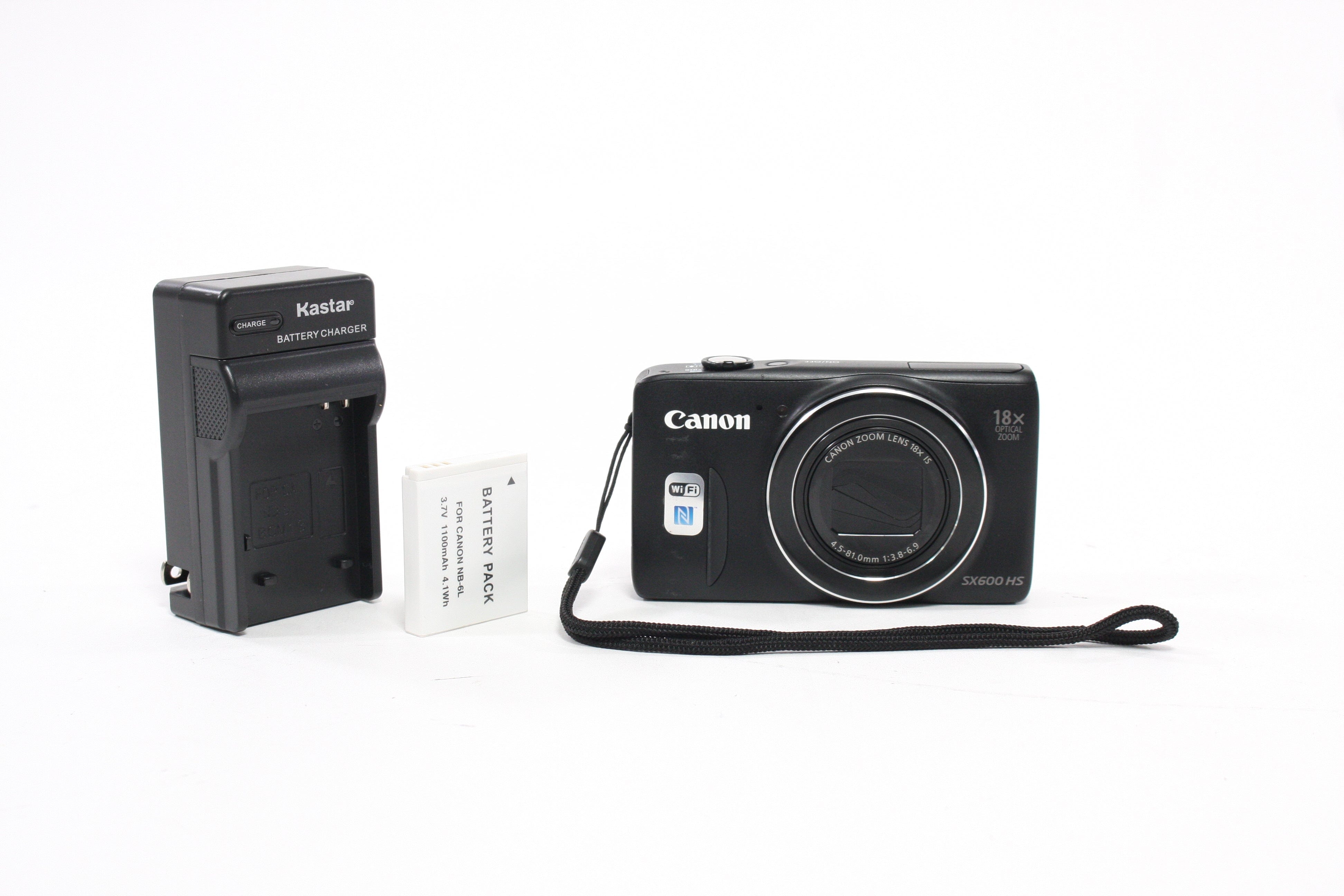 Canon SX600 HS Digital Point-and-Shoot Camera 18x Zoom 16.0mp