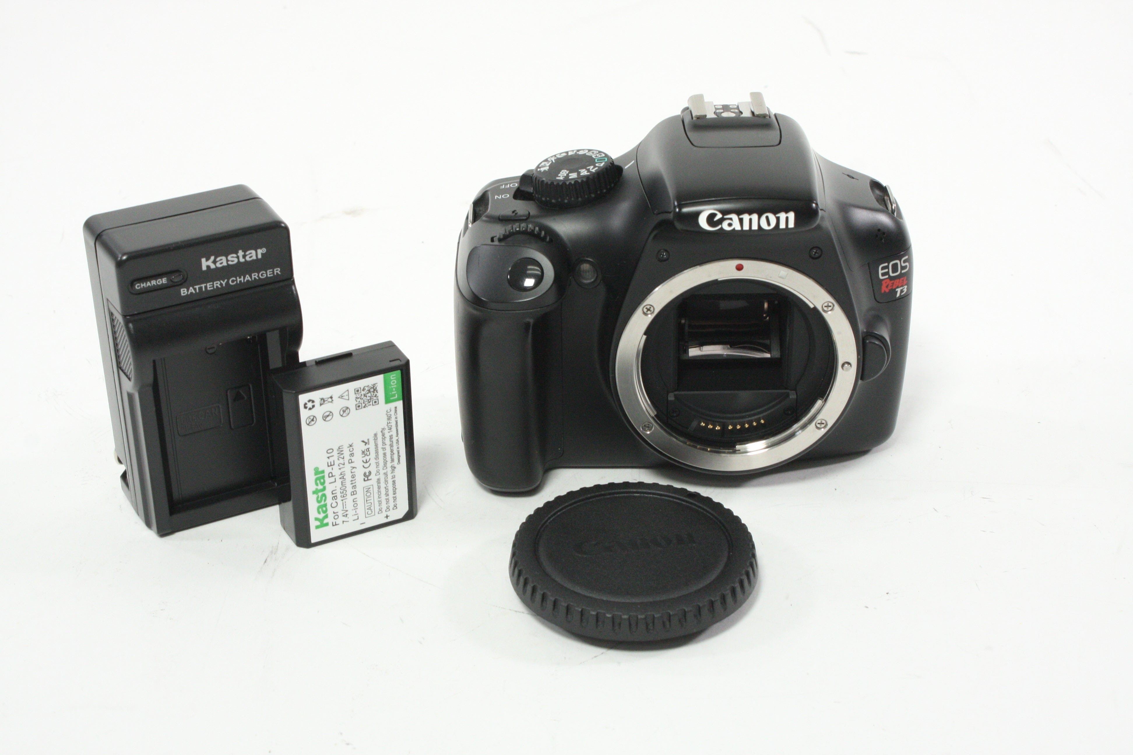 Canon T3 DSLR Camera Body with a Shudder Count of 21,570
