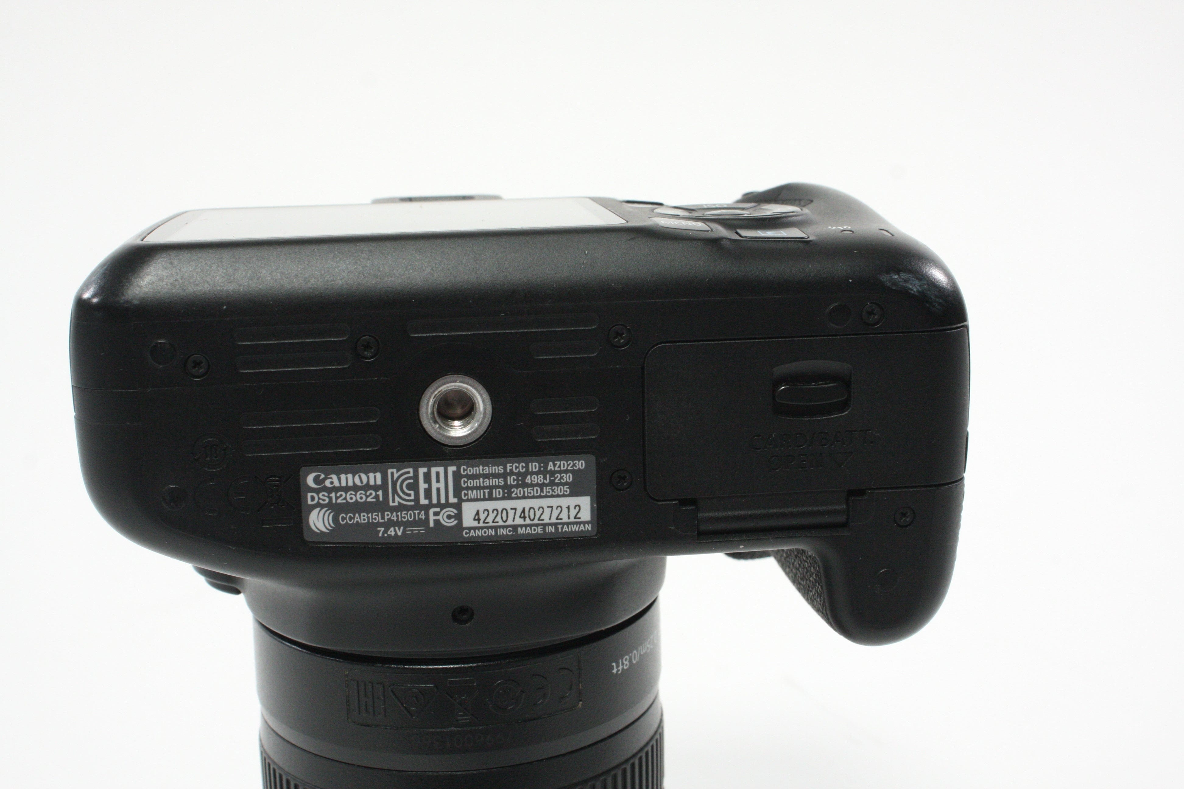 Canon T6 DSLR Camera with 18-55mm f/3.5-5.6 IS II Lens with Shutter Count 8,616