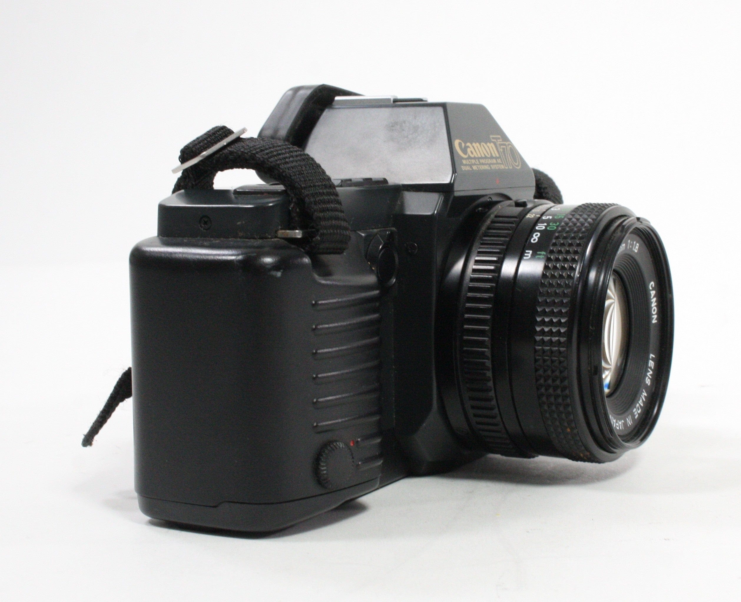 Canon T70 35mm SLR Camera with 50mm f/1.8 Lens