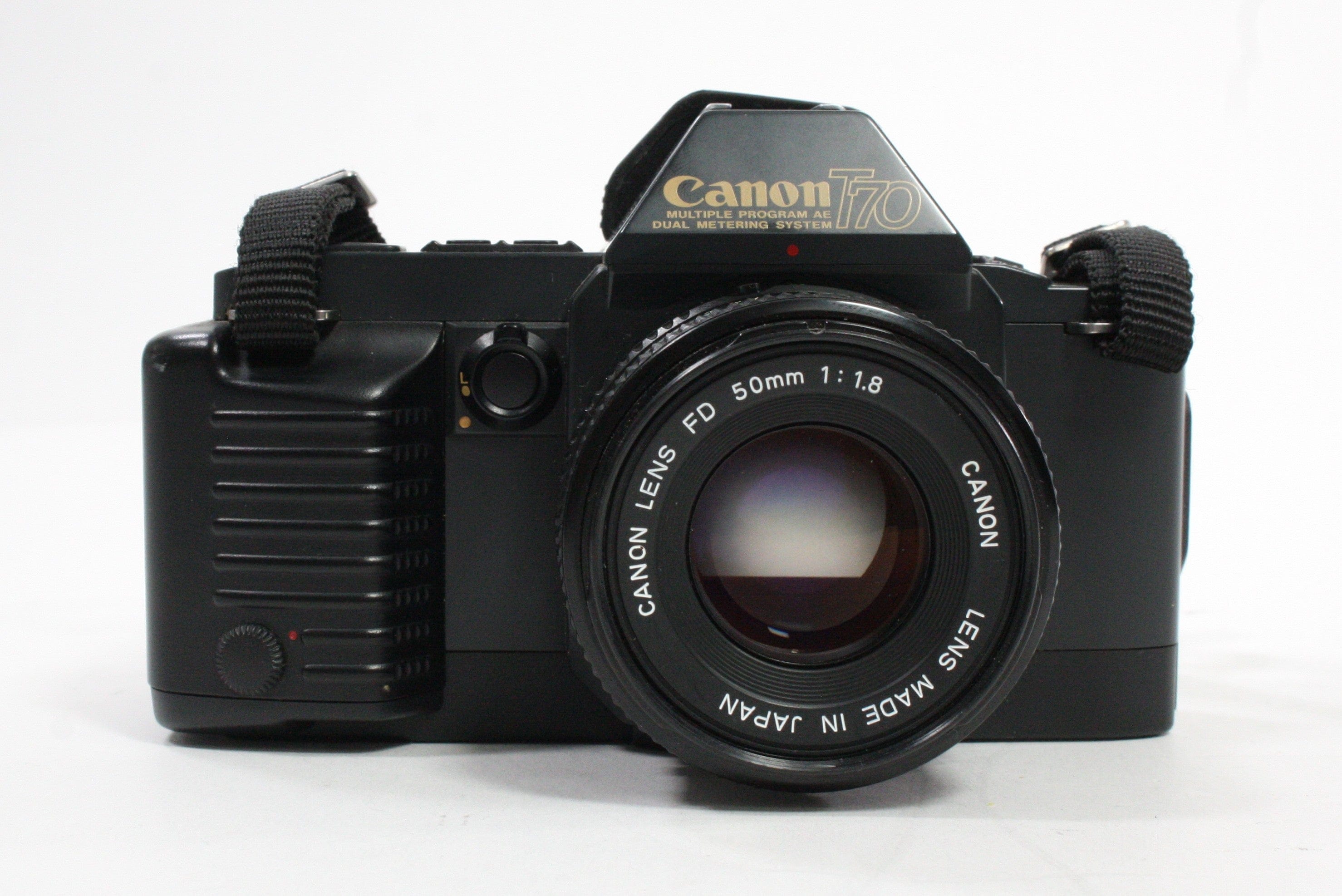 Canon T70 35mm SLR Camera with 50mm f/1.8 Lens