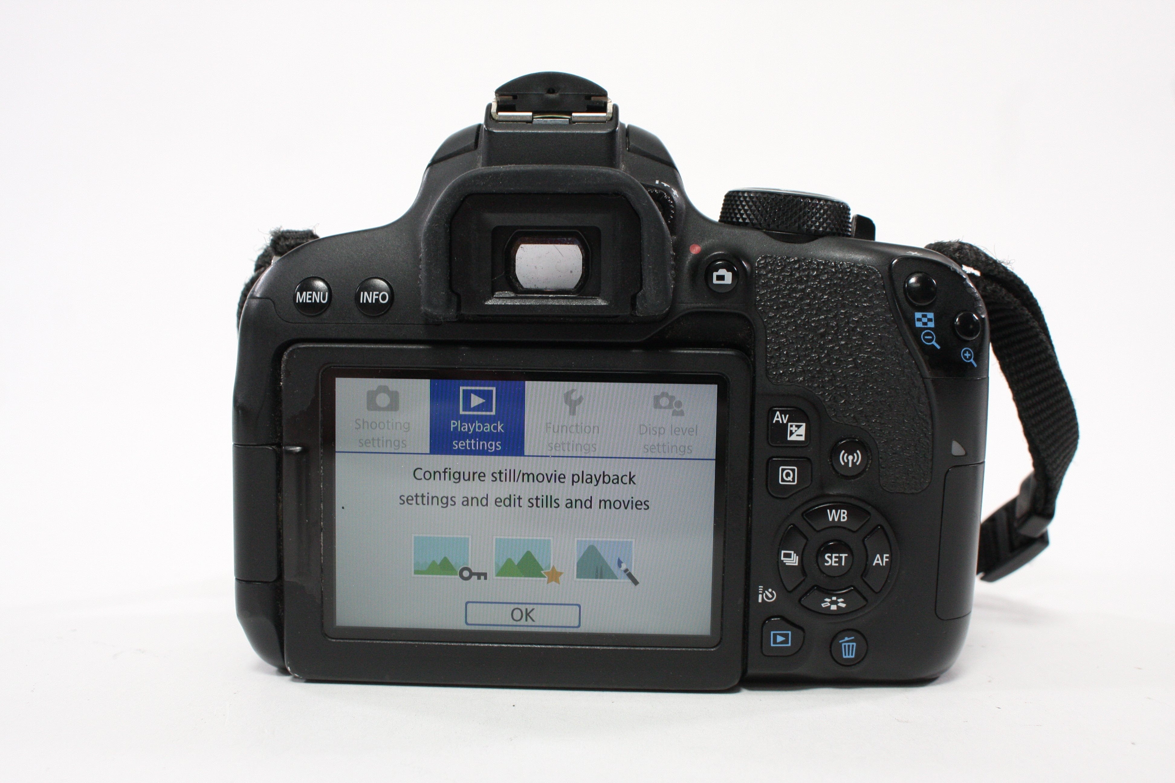 Canon T7i Digital SLR Camera Body with 18-55mm f/4-5.6 IS STM Lens with Shutter Count 53,460