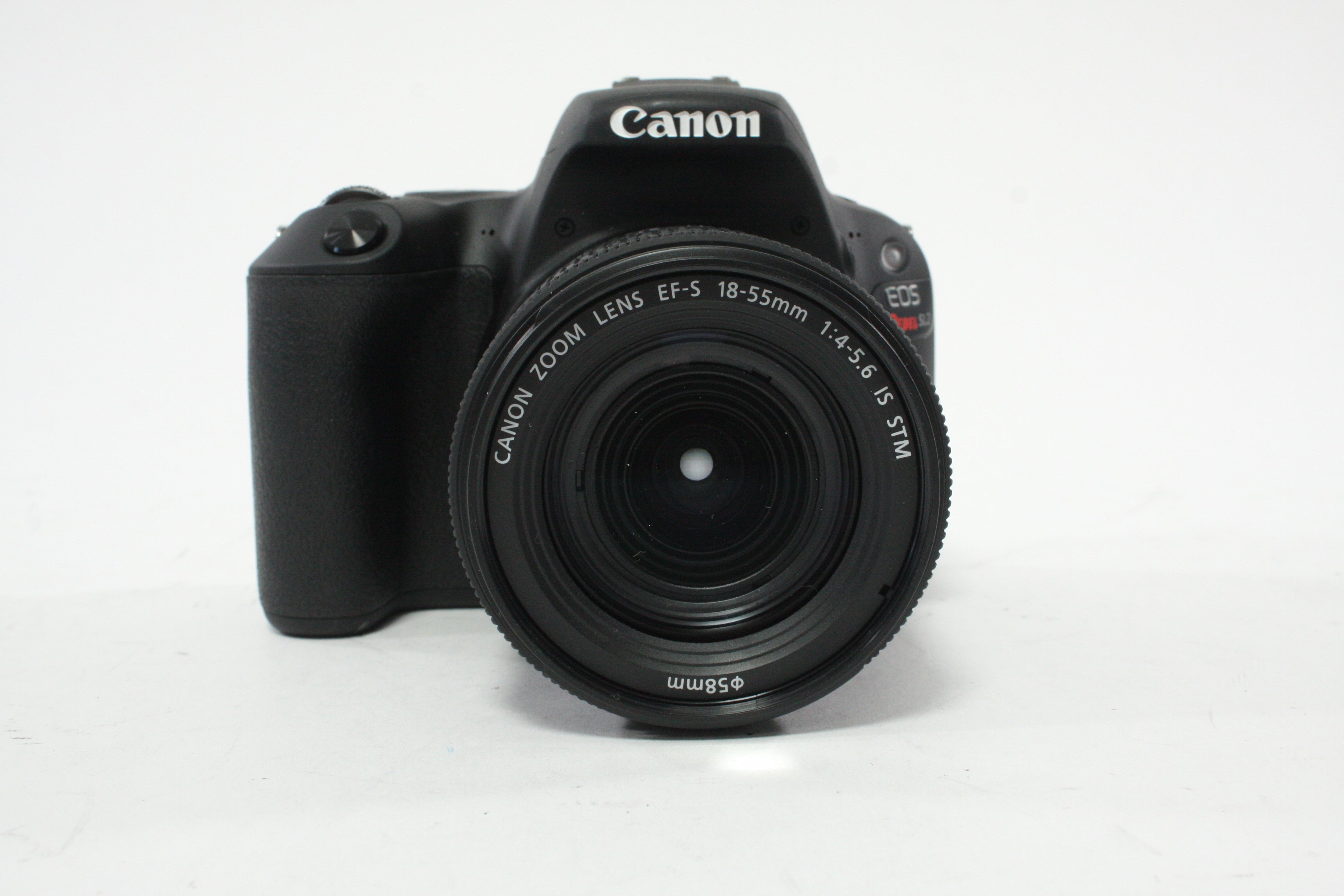 Canon EOS Rebel SL2 DSLR Camera with 18-55mm f/4-5.6 IS STM EF-S EF Mount Lens with a Shutter Count of 608